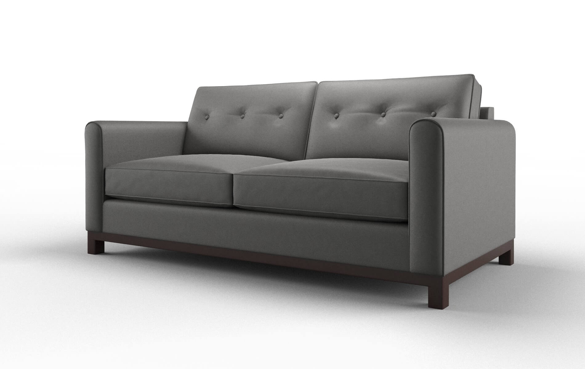 Rio Oakley Charcoal Sofa espresso legs 4