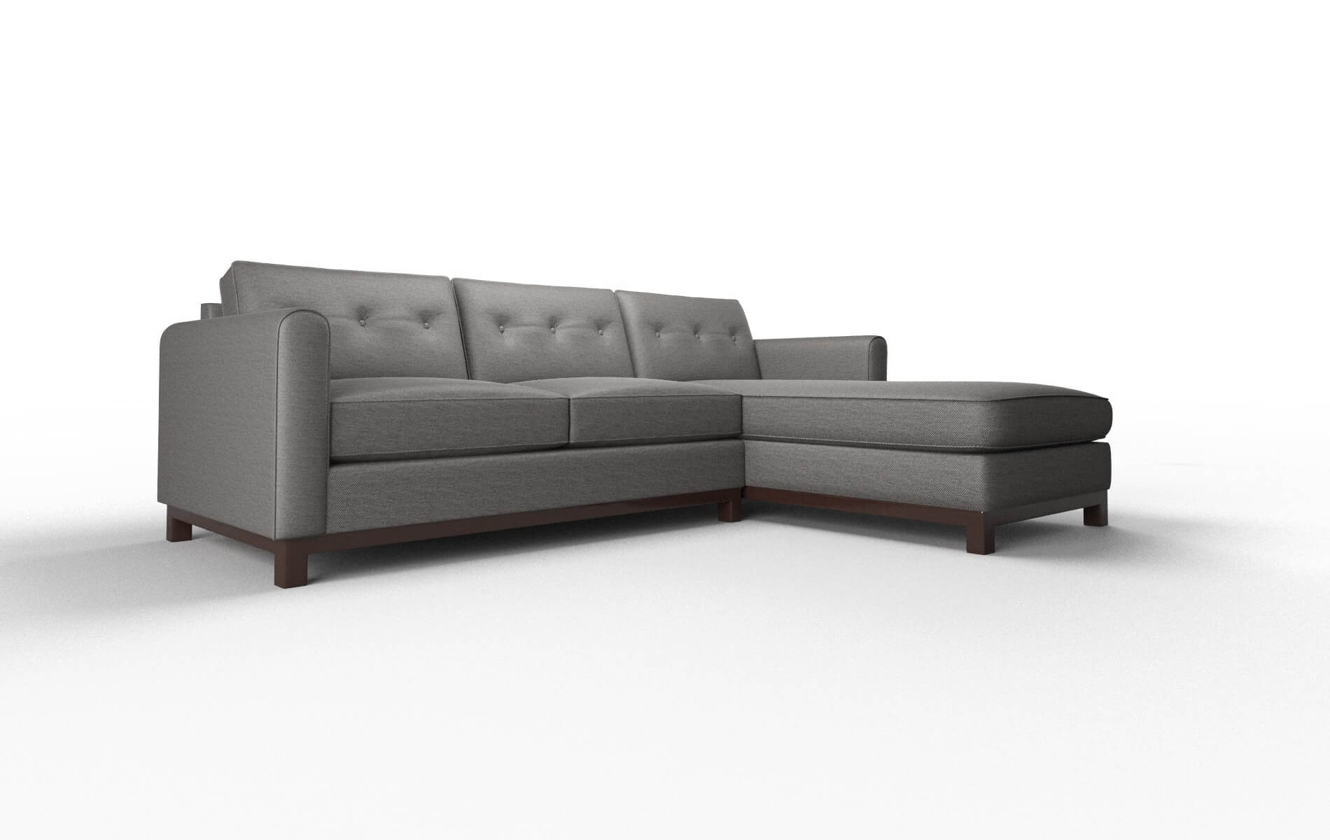 Rio Oscar Charcoal Panel espresso legs 2