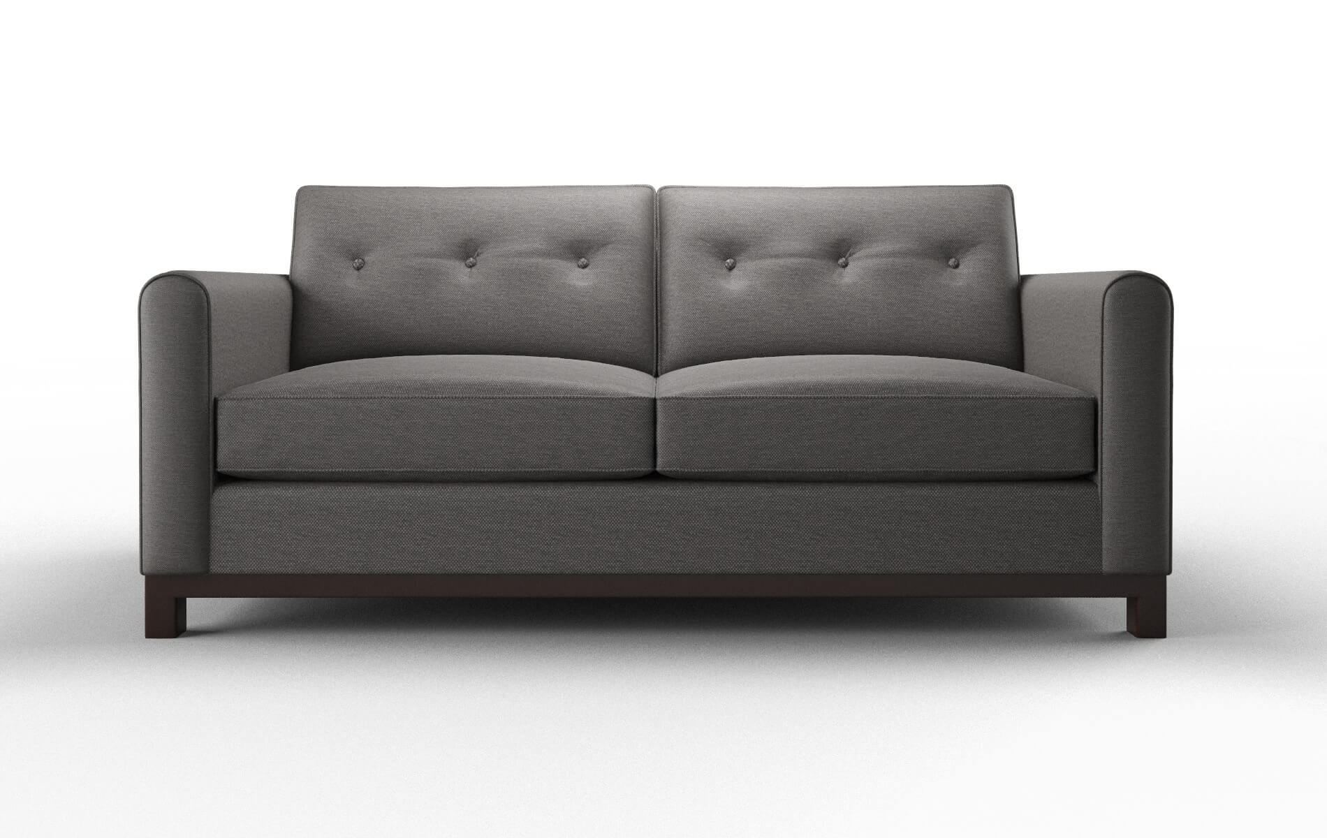 Rio Oscar Charcoal Sofa espresso legs 1