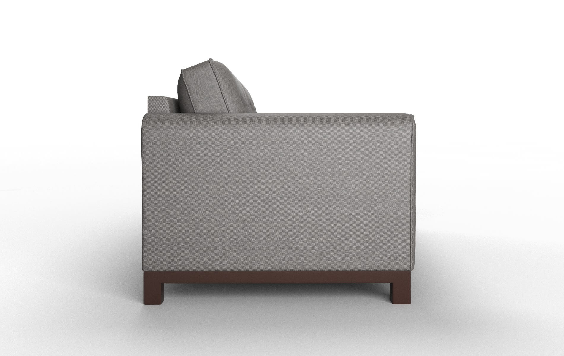 Rio Oscar Charcoal Sofa espresso legs 3