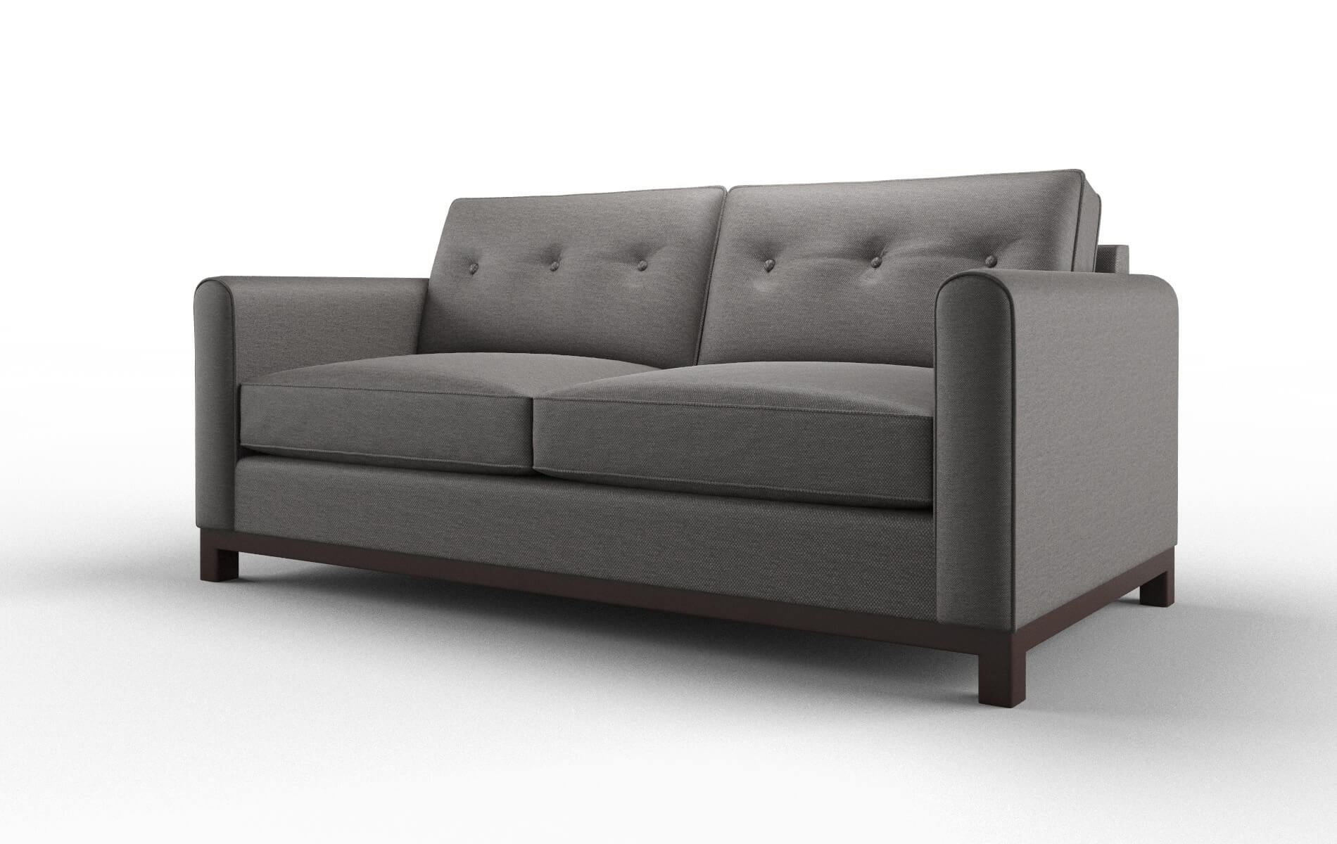 Rio Oscar Charcoal Sofa espresso legs 4