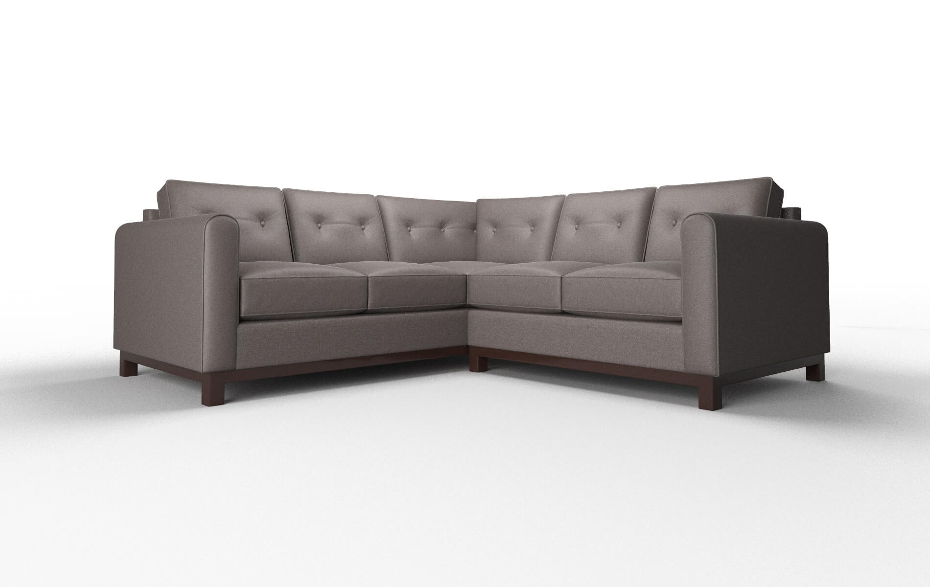 Rio Oscar chocolate Sectional Espresso Legs  1