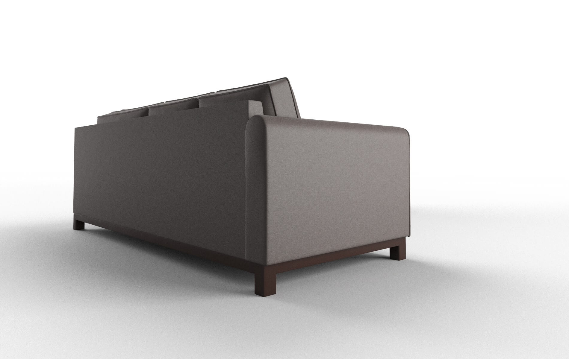 Rio Oscar Chocolate Sectional espresso legs 3