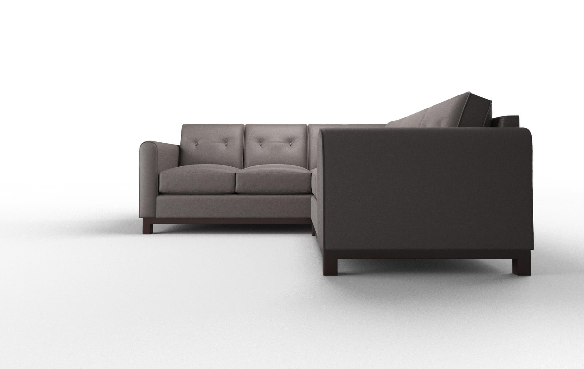 Rio Oscar Chocolate Sectional espresso legs 5