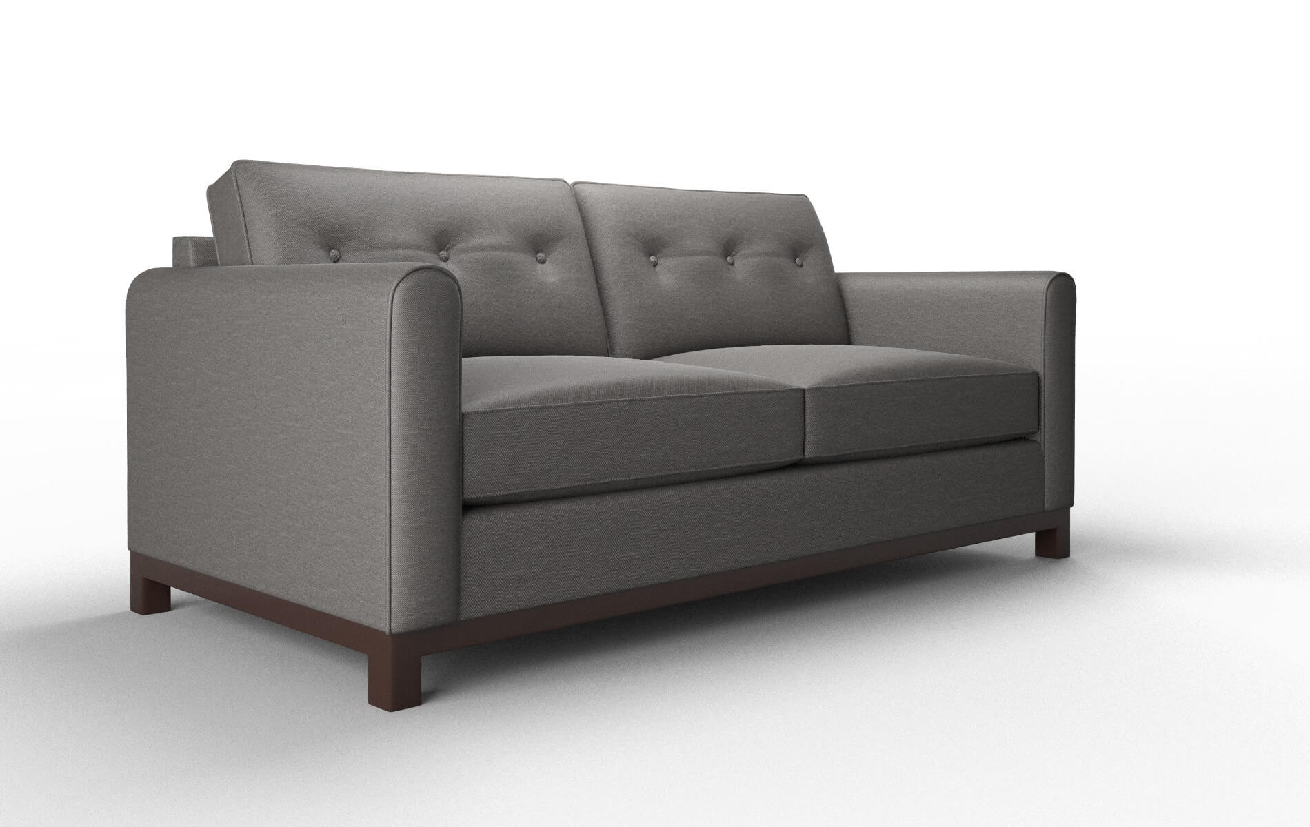 Rio Oscar Grey Sofa espresso legs 2