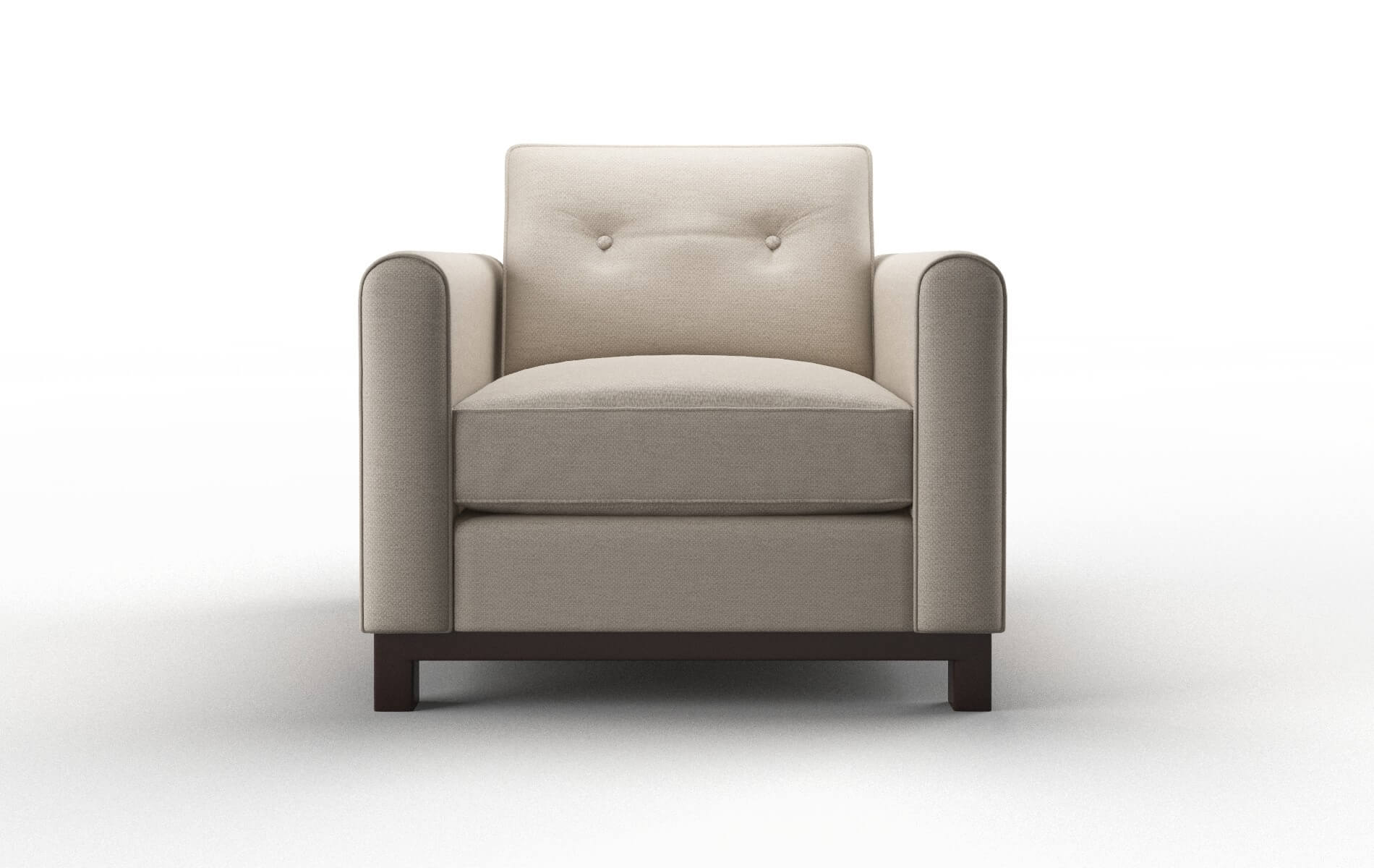 Rio Oscar linen Chair Espresso Legs  1