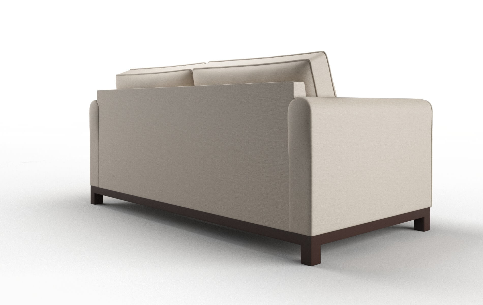 Rio Oscar Linen Sofa espresso legs 5