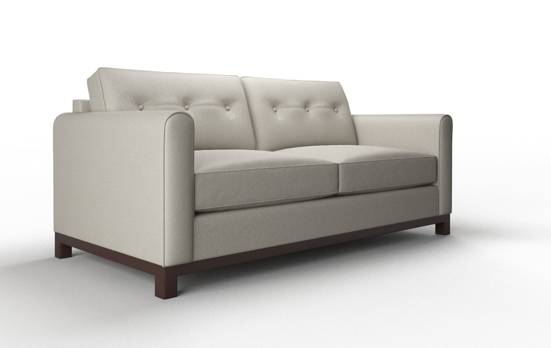 Rio Oscar Silver Sofa espresso legs 2