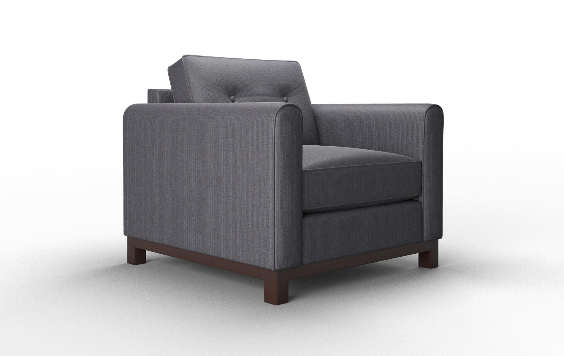 Rio Parker Charcoal Chair espresso legs 2
