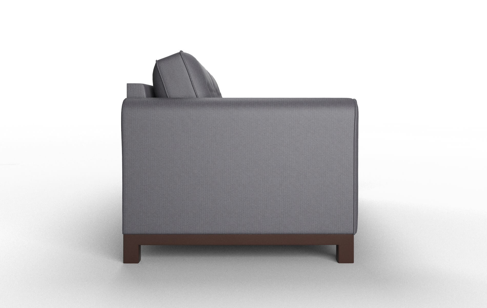 Rio Parker Charcoal Sofa espresso legs 3