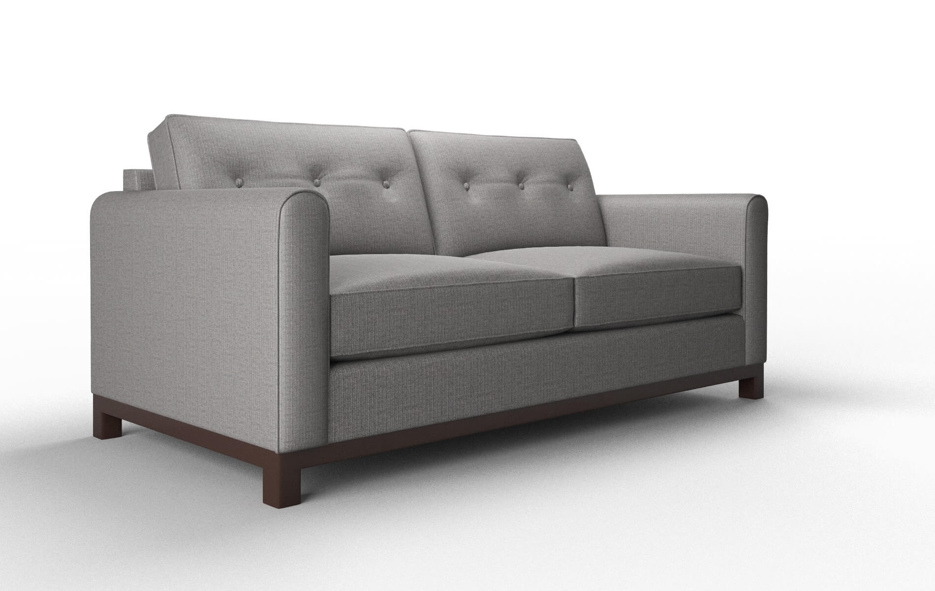 Rio Parker Graphite Sofa espresso legs 2