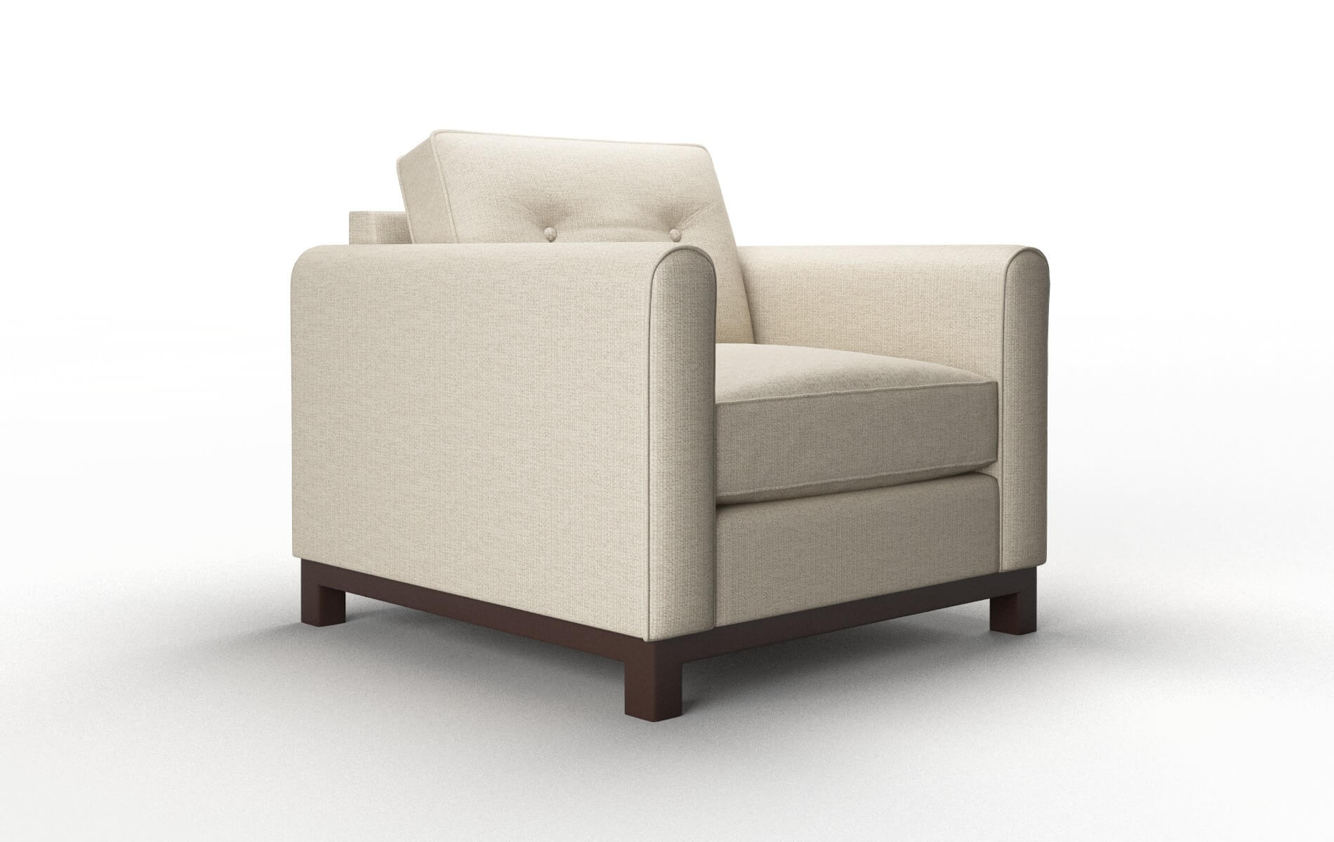 Rio Parker Linen Chair espresso legs 2