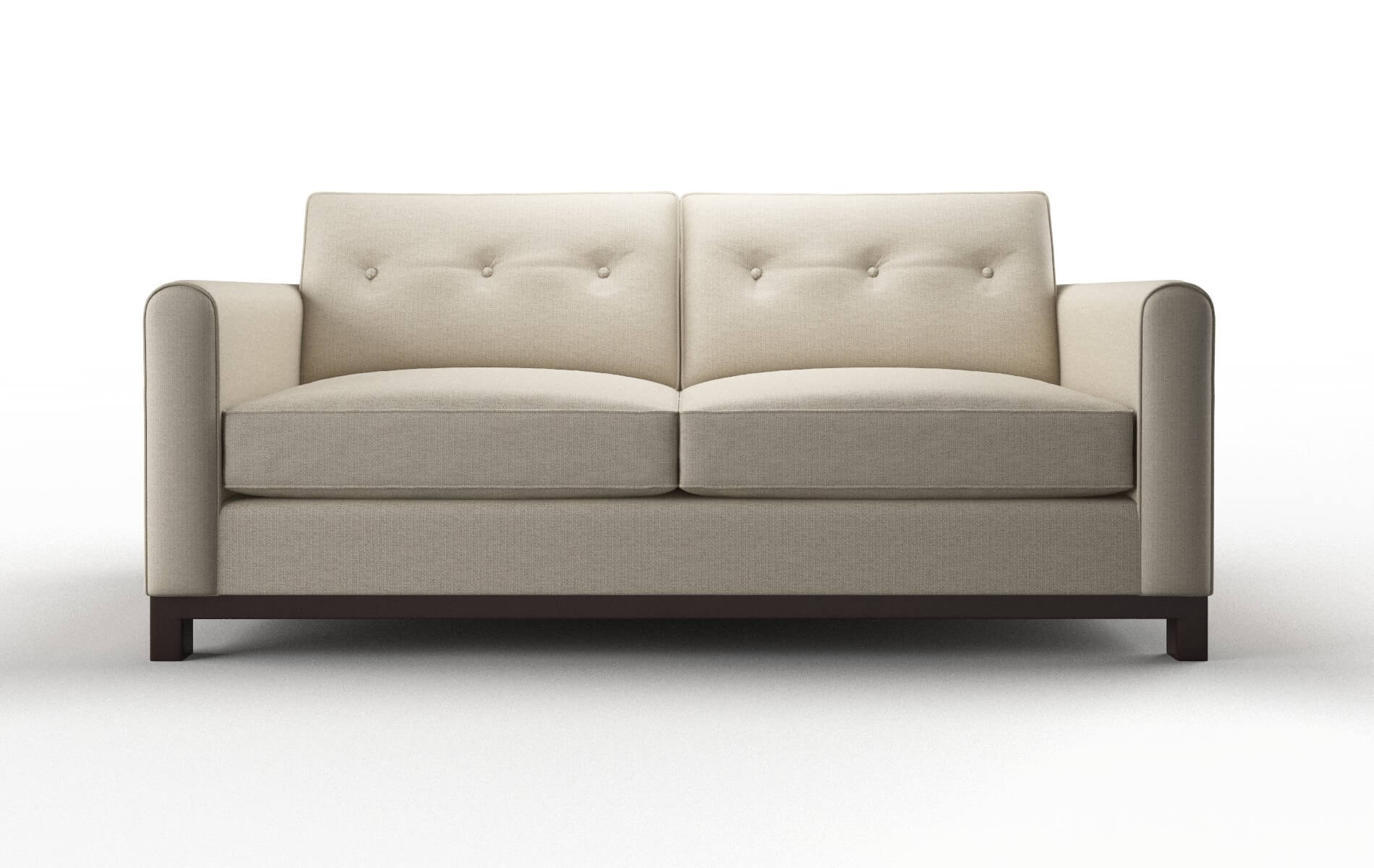 Rio Parker Linen Sofa espresso legs 1