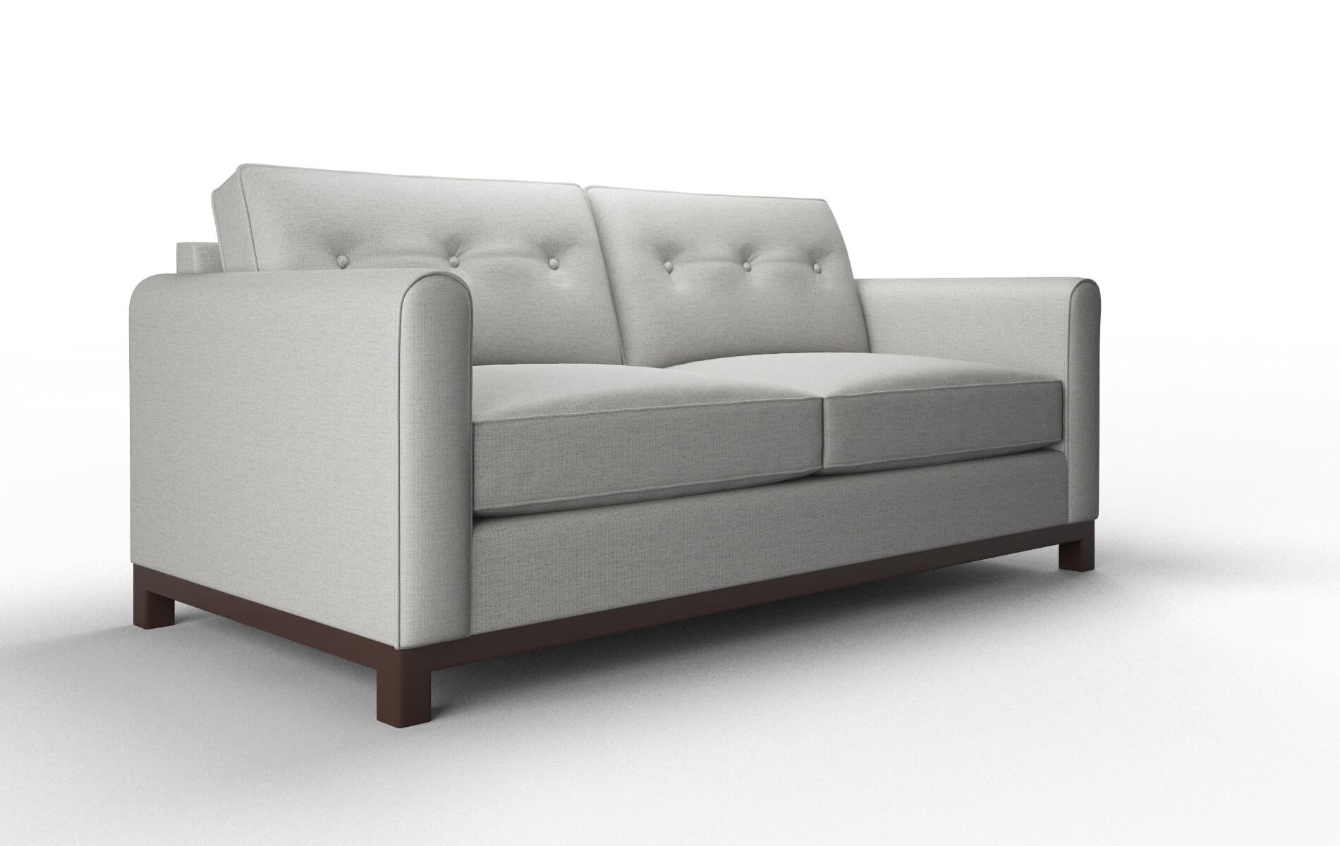 Rio Parker Silver Sofa espresso legs 2