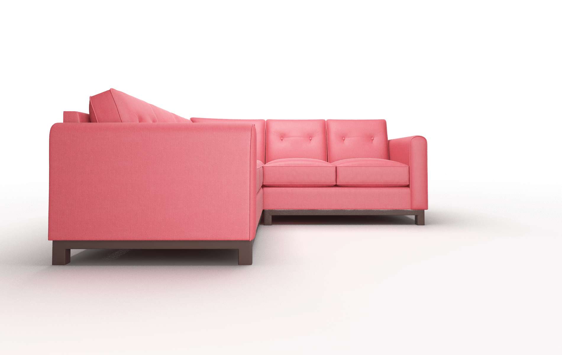 Rio Pauline Ruby Sectional espresso legs 2
