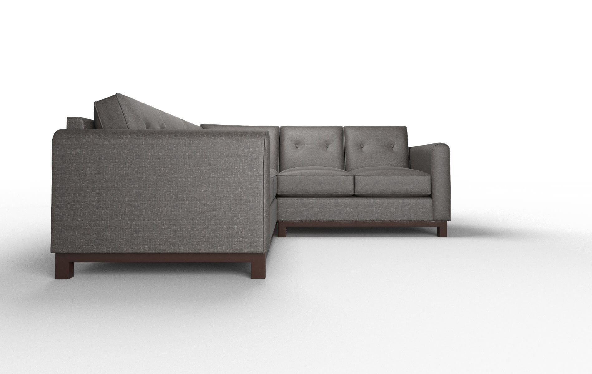 Rio Phoenix Chocolate Sectional espresso legs 2
