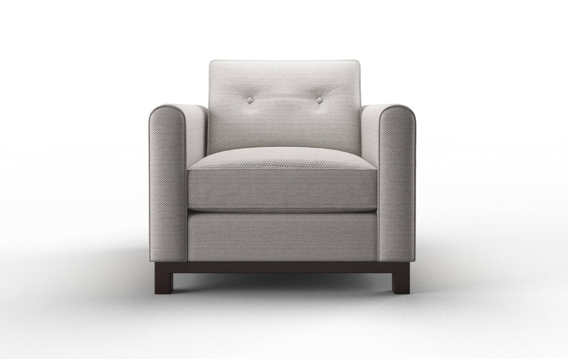 Rio Phoenix silver Chair Espresso Legs  1