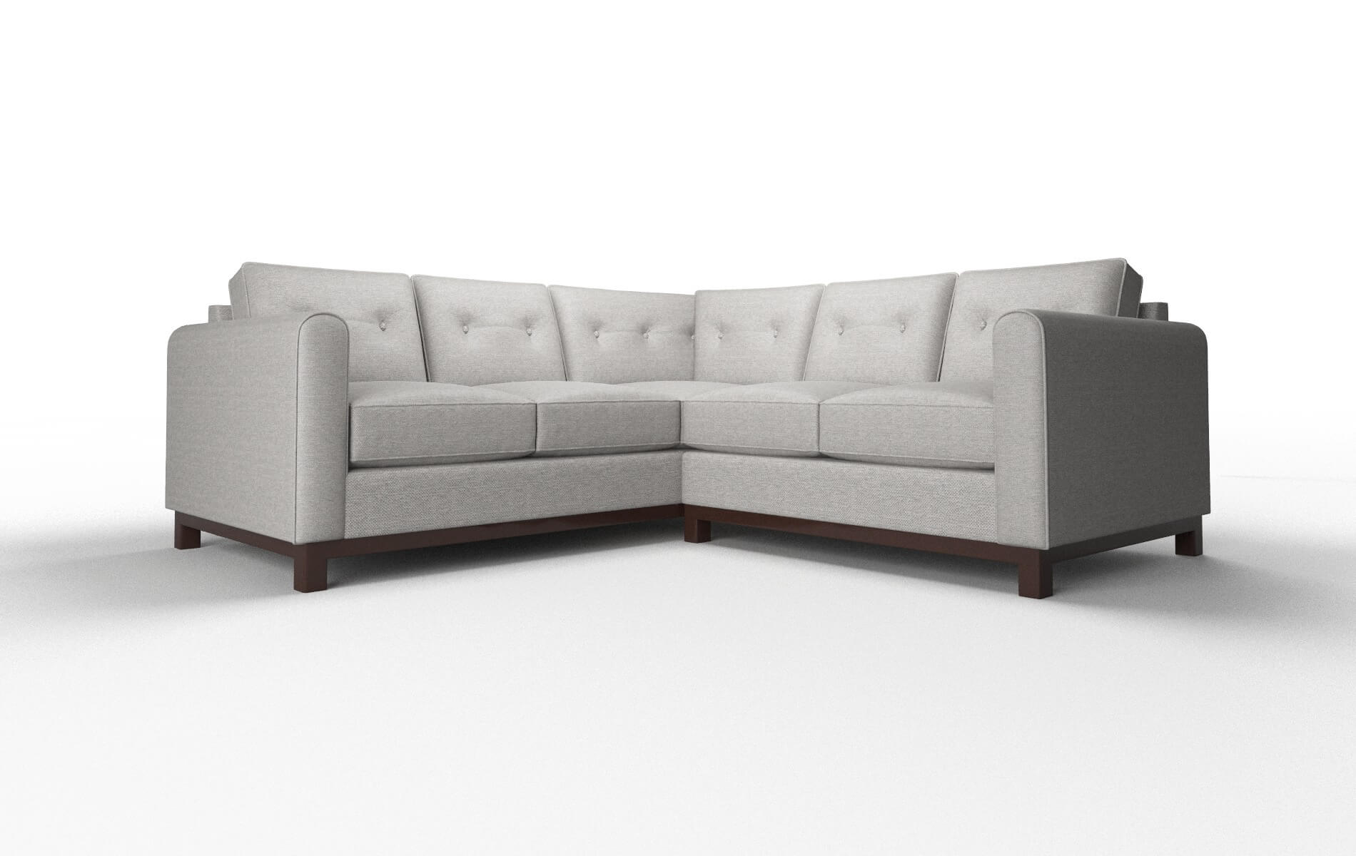 Rio Phoenix Smoke Sectional espresso legs 1