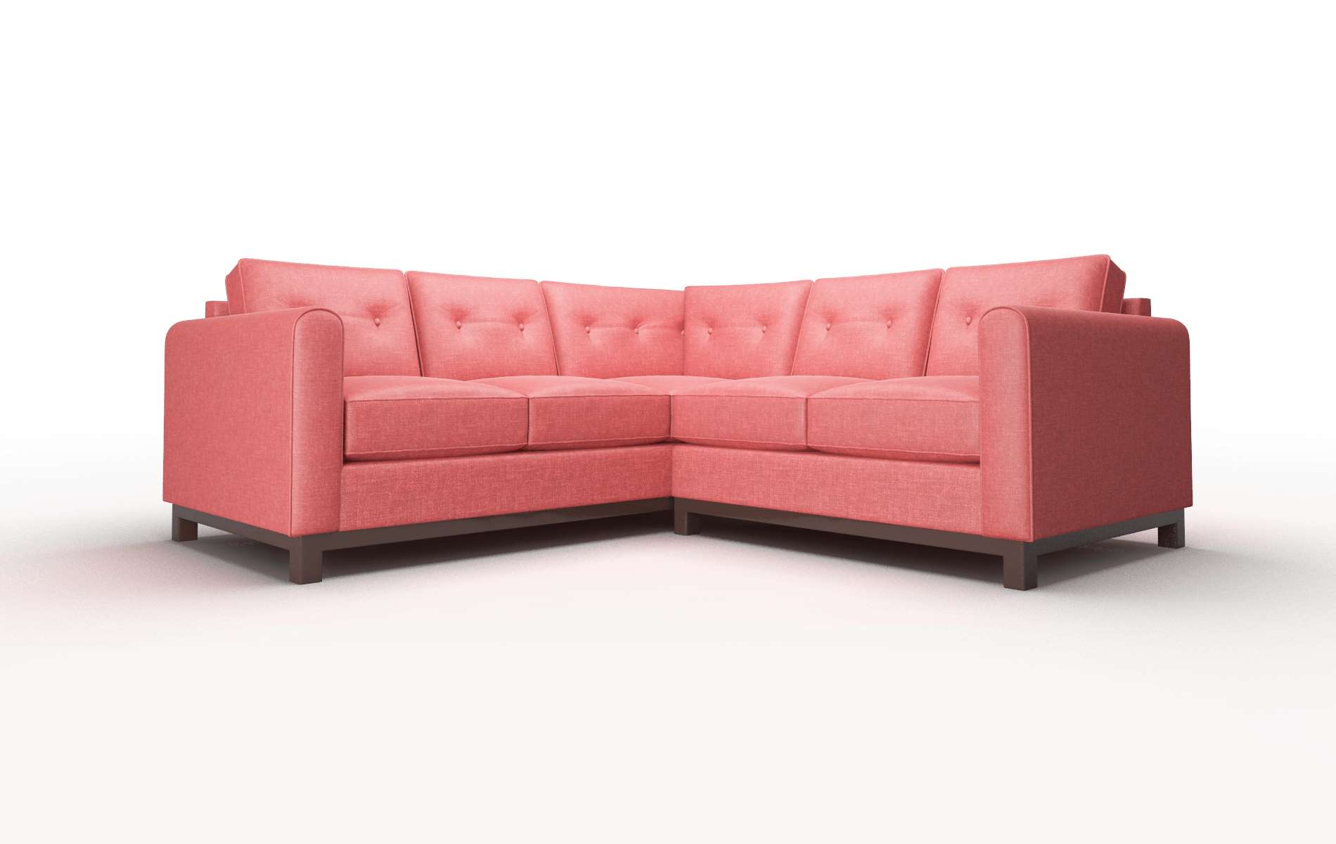 Rio Portland Berry Sectional espresso legs 1