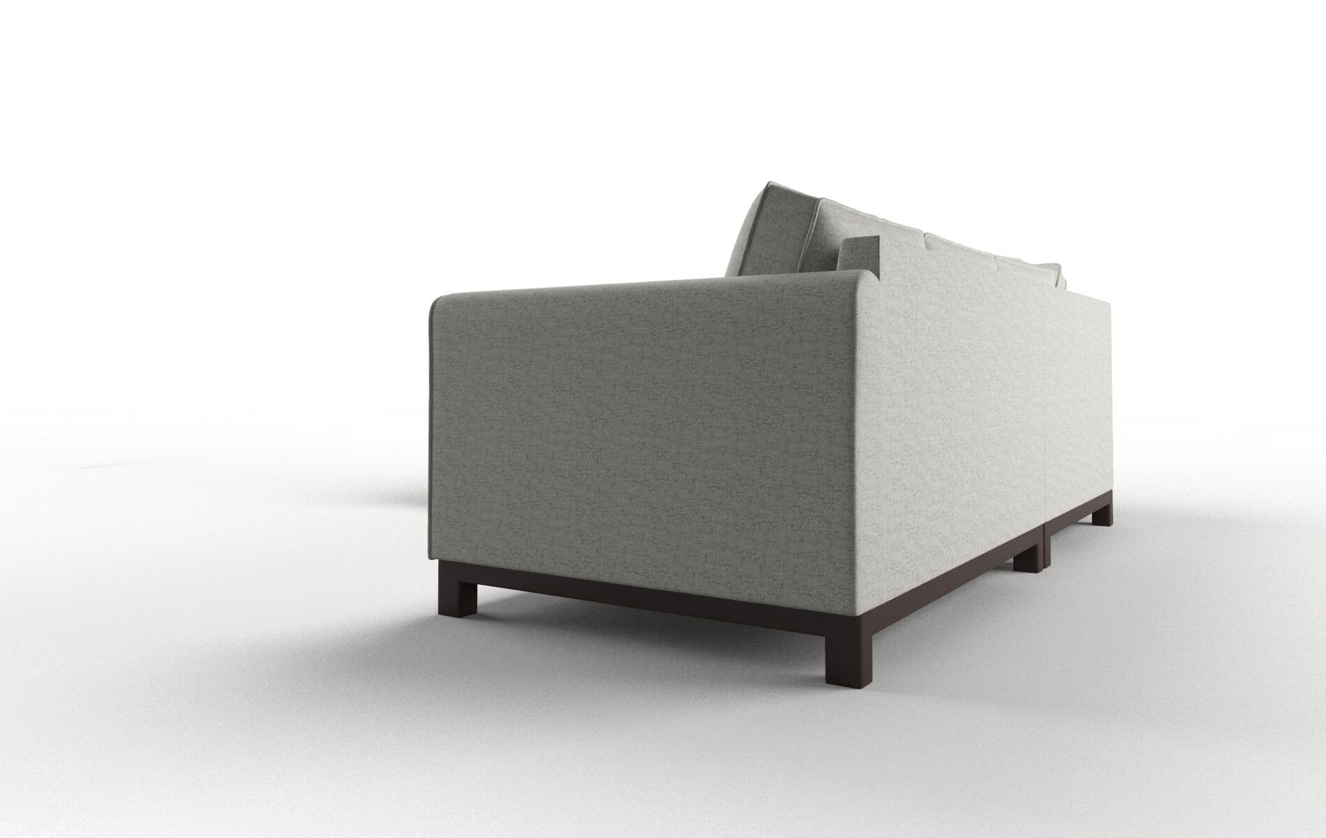 Rio Prime Gravel Sectional espresso legs 4