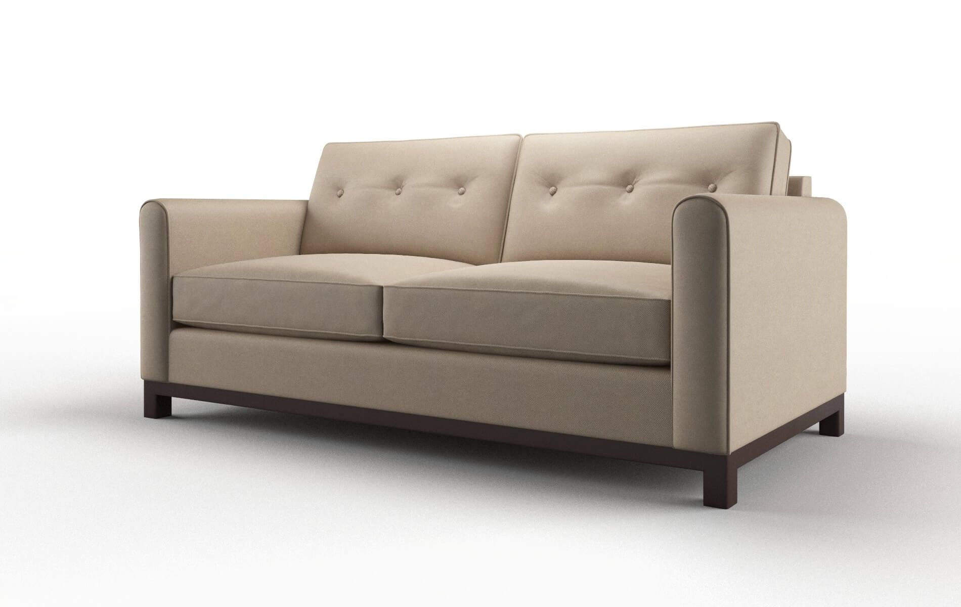 Rio Rocket Cappuccino Sofa espresso legs 4