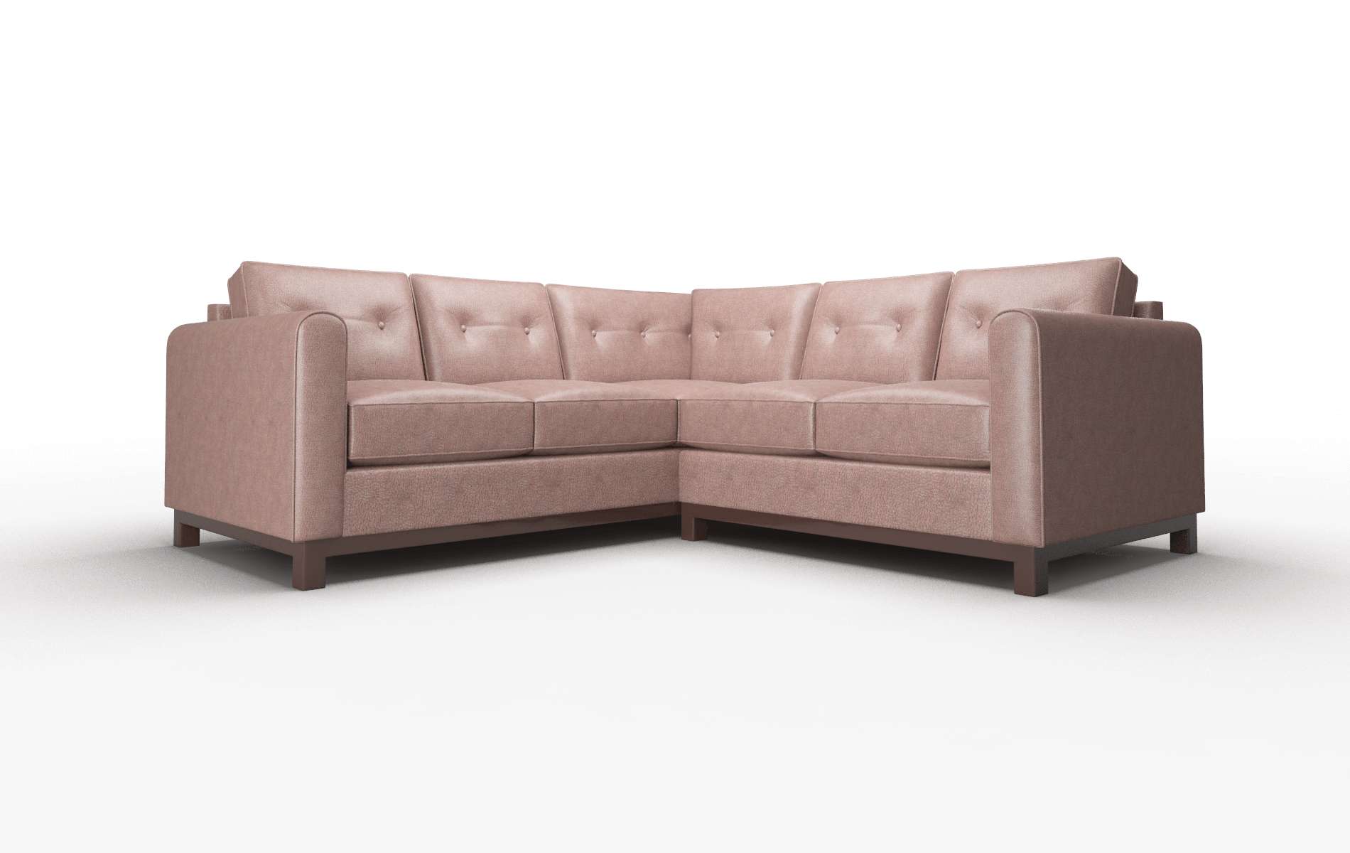 Rio Royale Mocha Sectional espresso legs 1