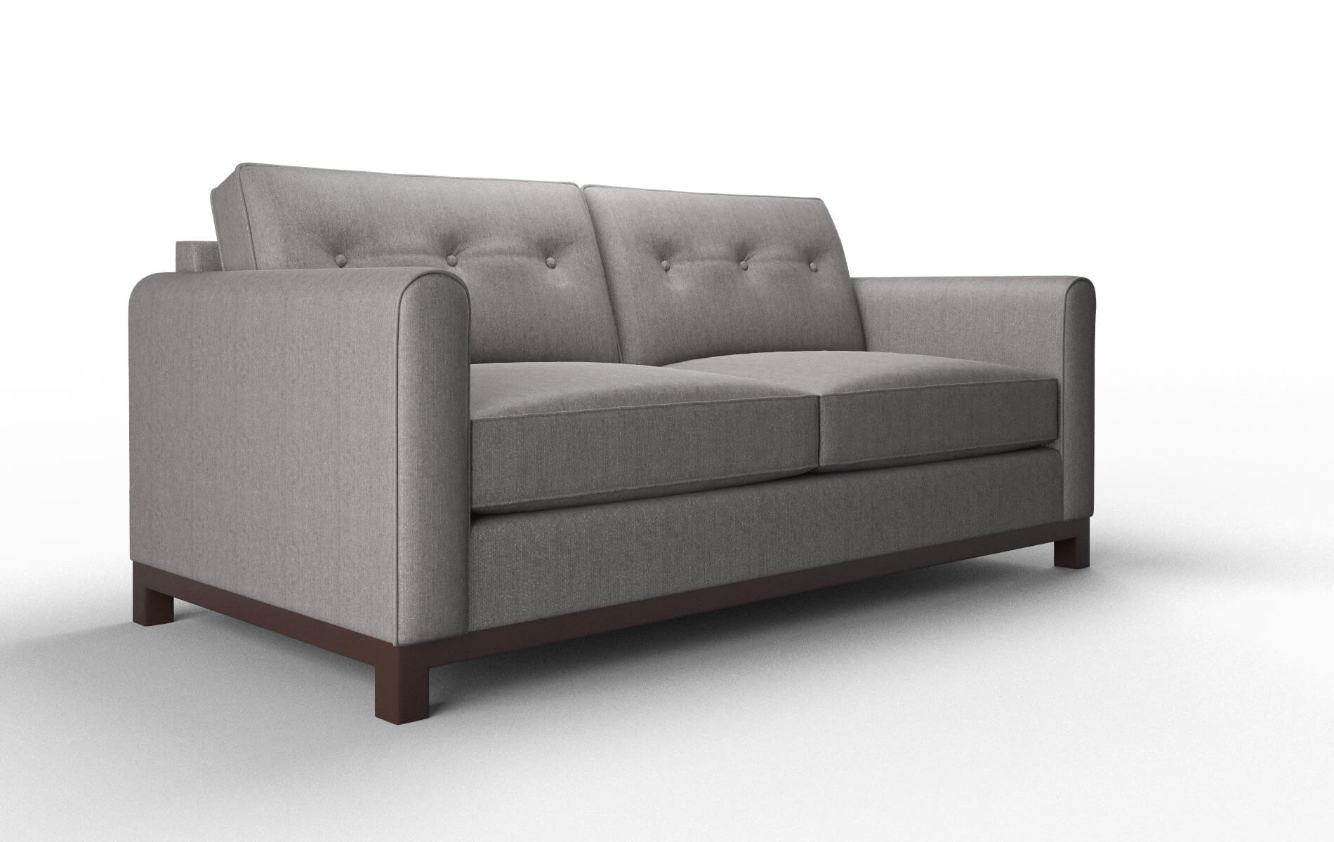 Rio Sasha Granite Sofa espresso legs 2