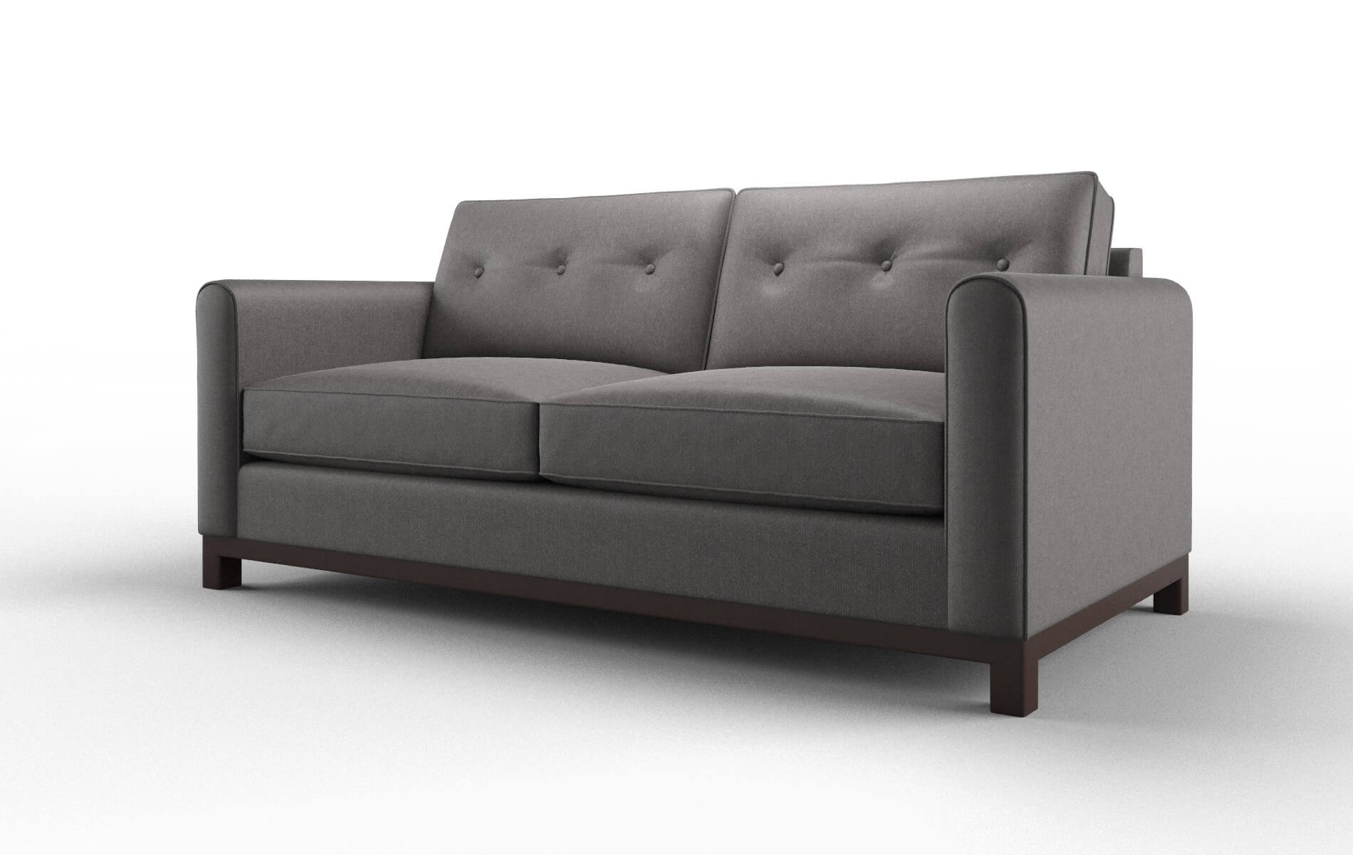 Rio Sasha Grey Sofa espresso legs 4