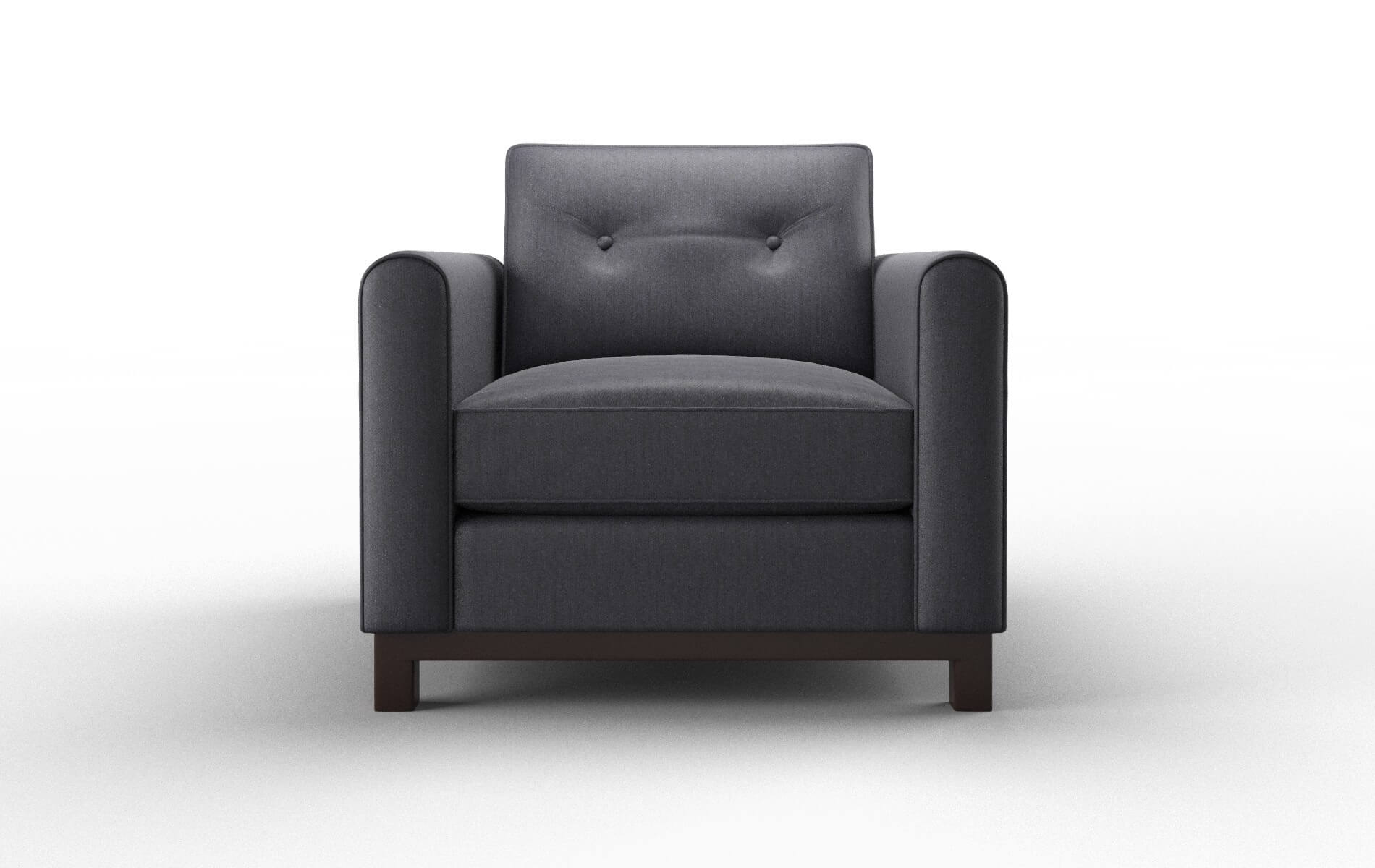 Rio Sasha navy Chair Espresso Legs  1