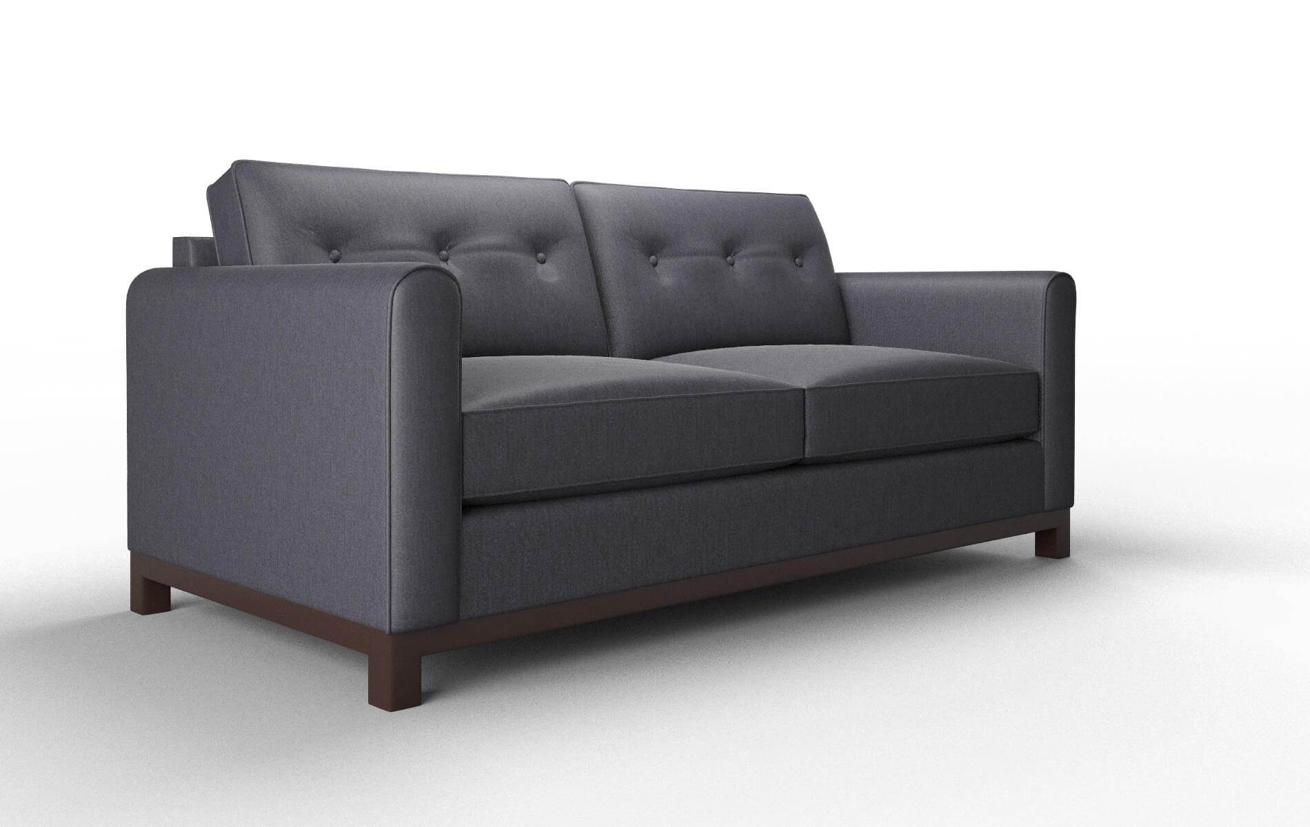 Rio Sasha Navy Sofa espresso legs 2