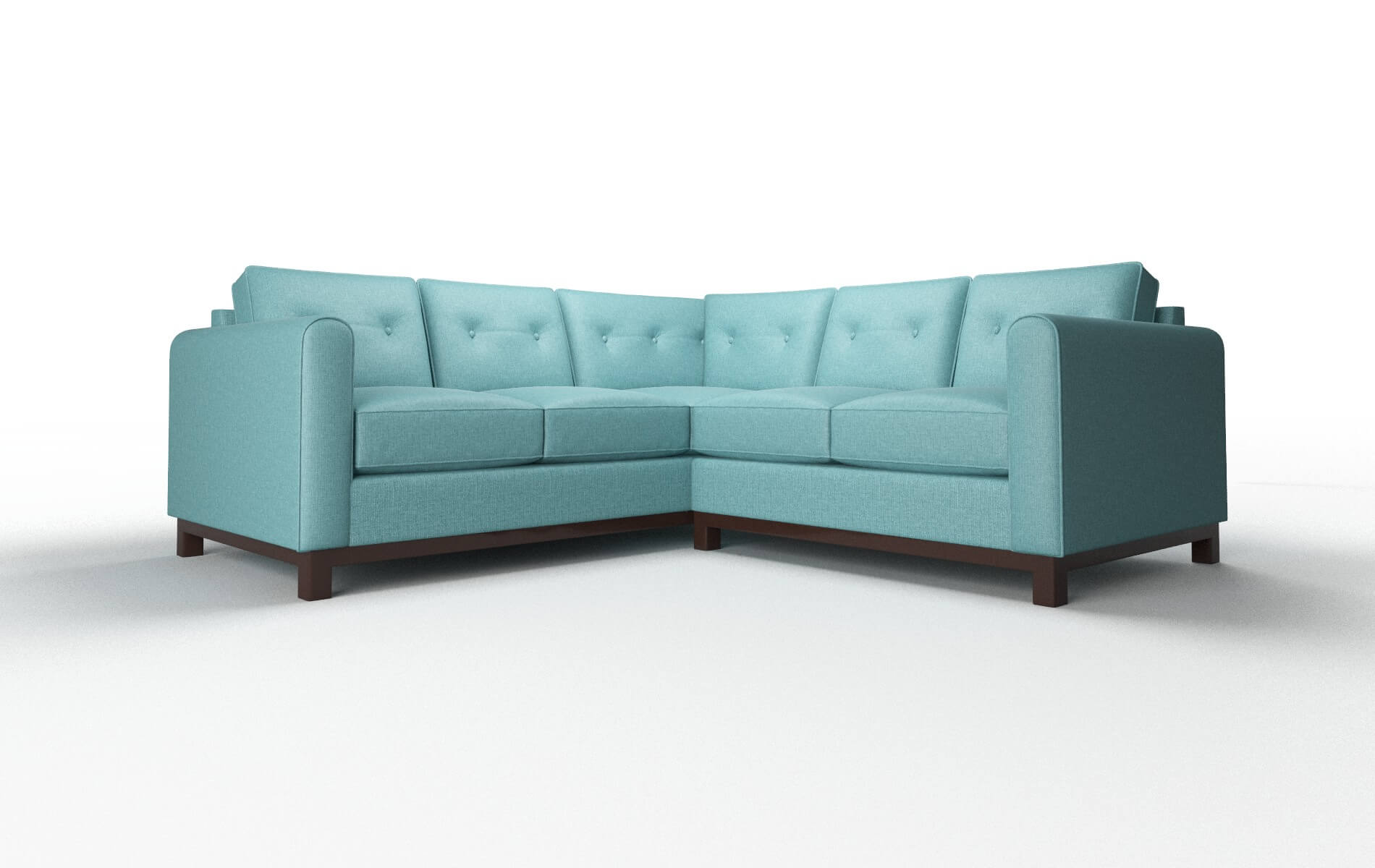 Rio Simplex Aquavita Sectional espresso legs 1