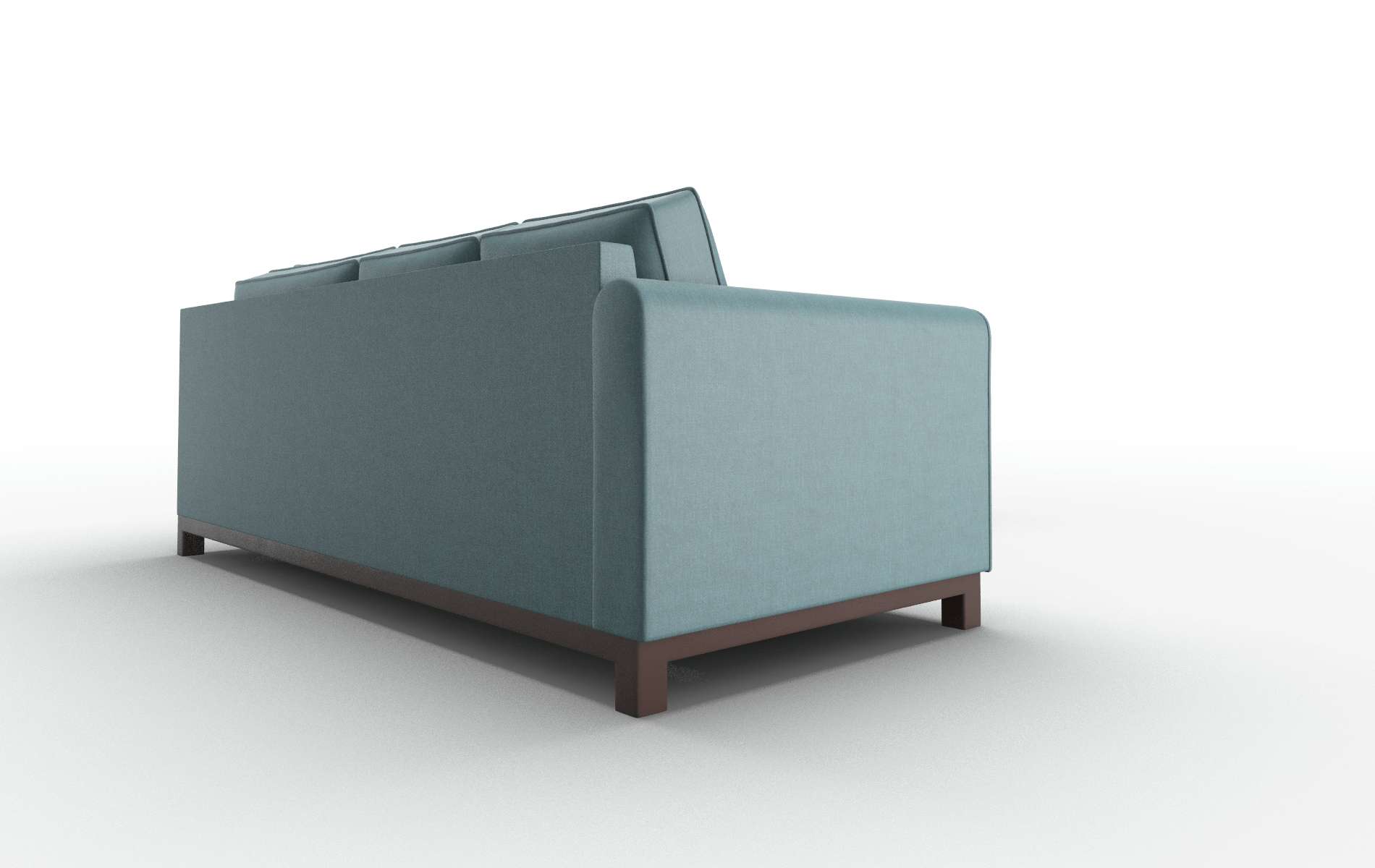 Rio Simplex Blue_moon Sectional espresso legs 3