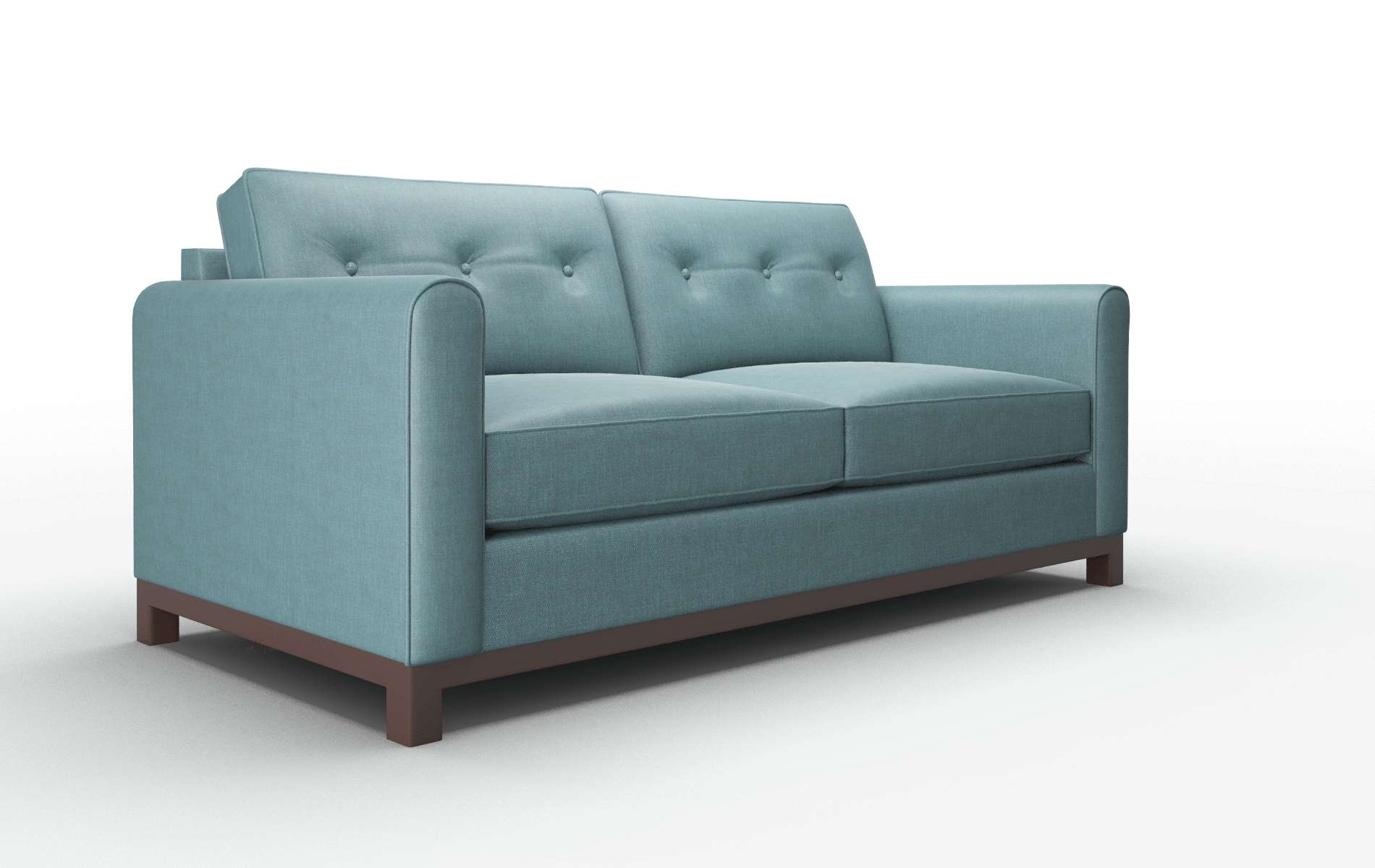 Rio Simplex Blue_moon Sofa espresso legs 2