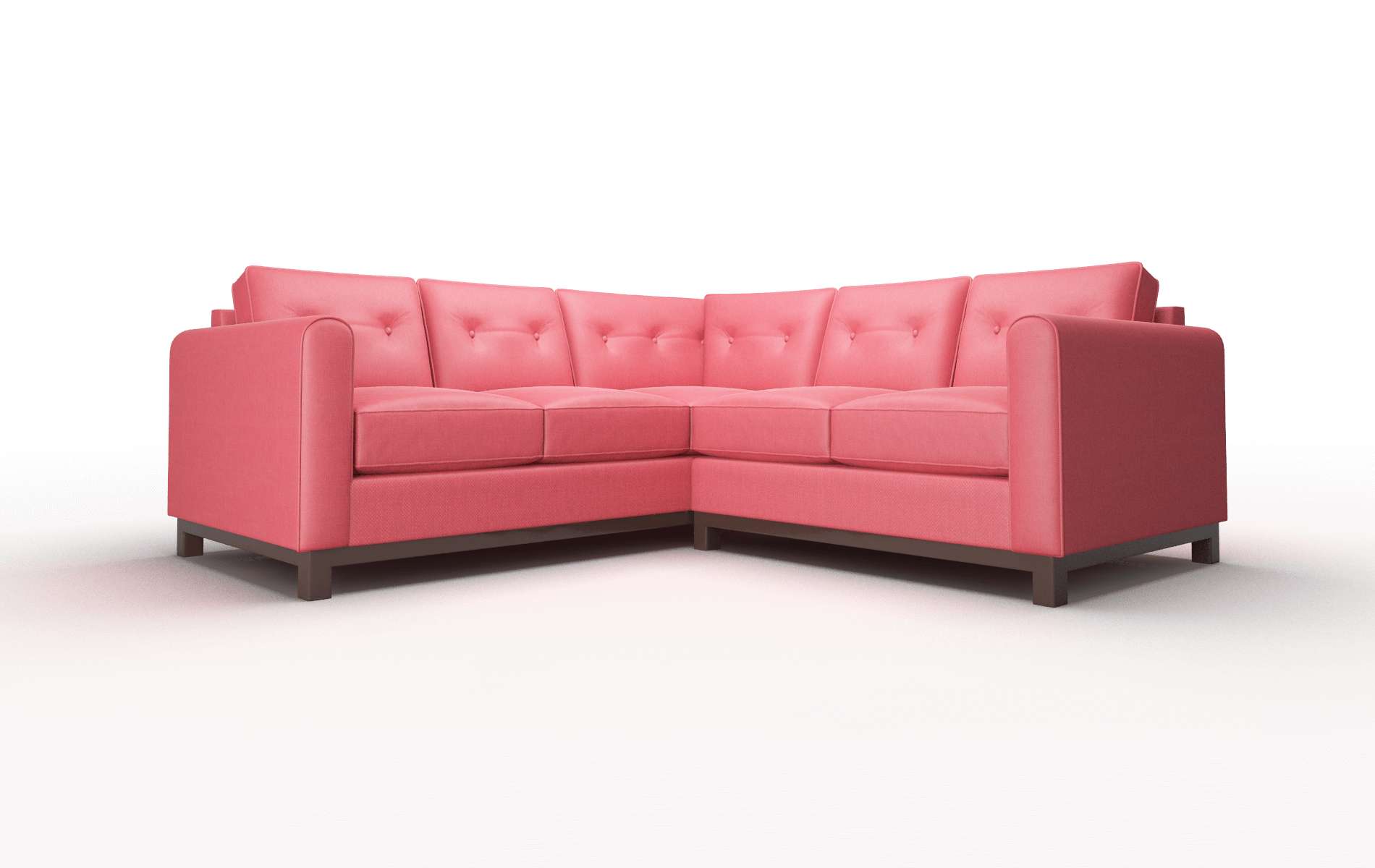 Rio Sorrento Berry Sectional espresso legs 1