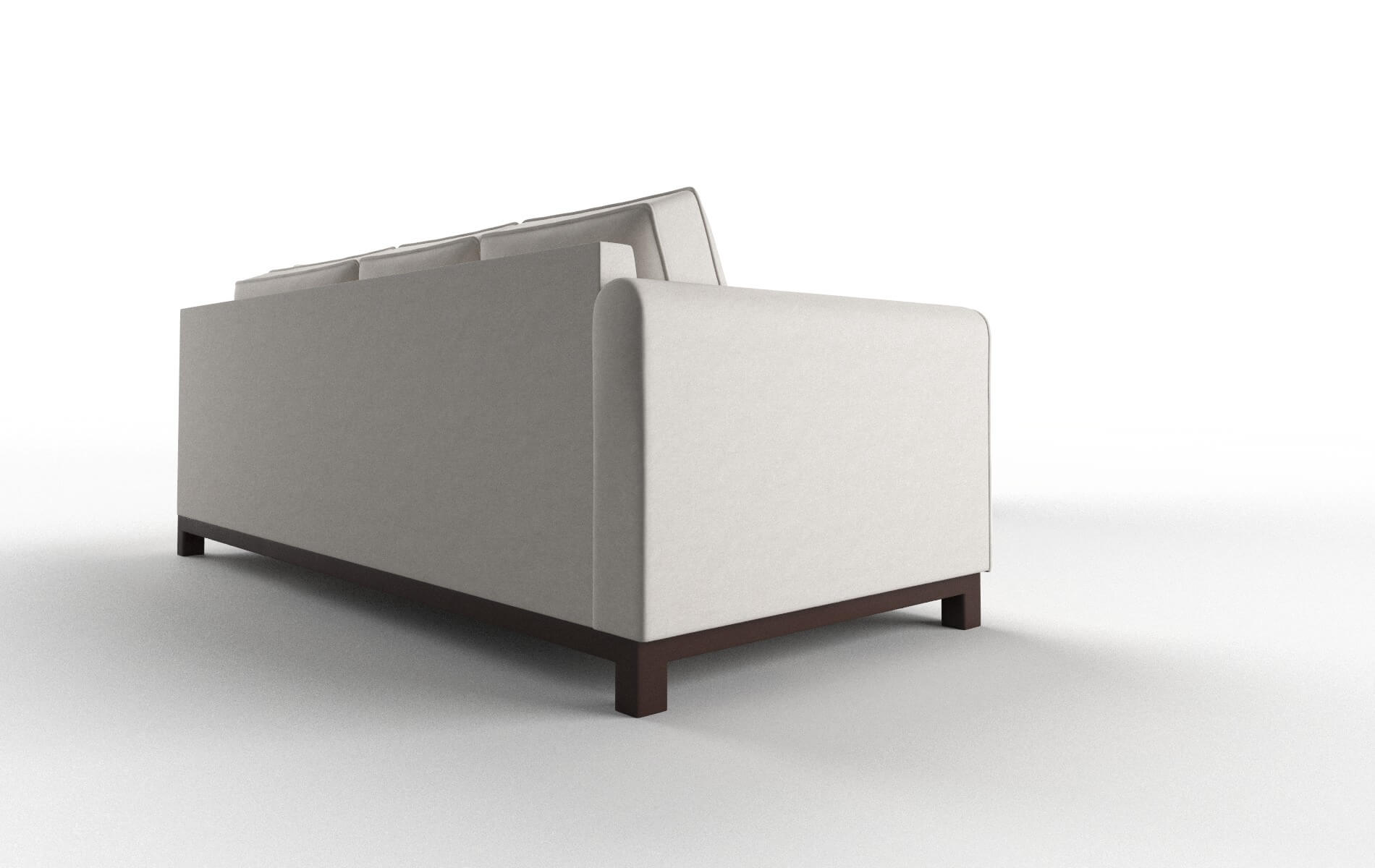 Rio Suave Dove Sectional espresso legs 3