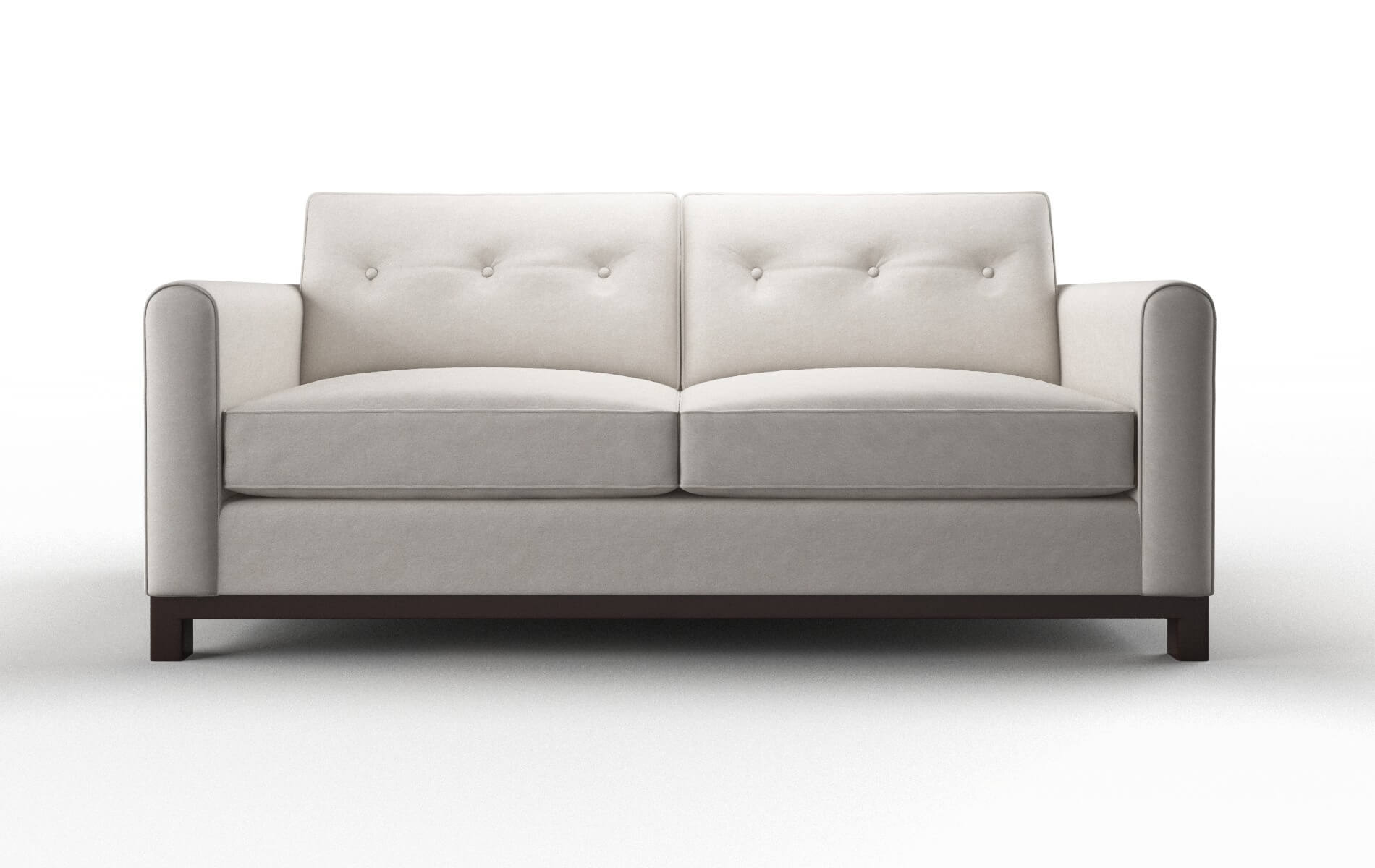 Rio Suave Dove Sofa espresso legs 1