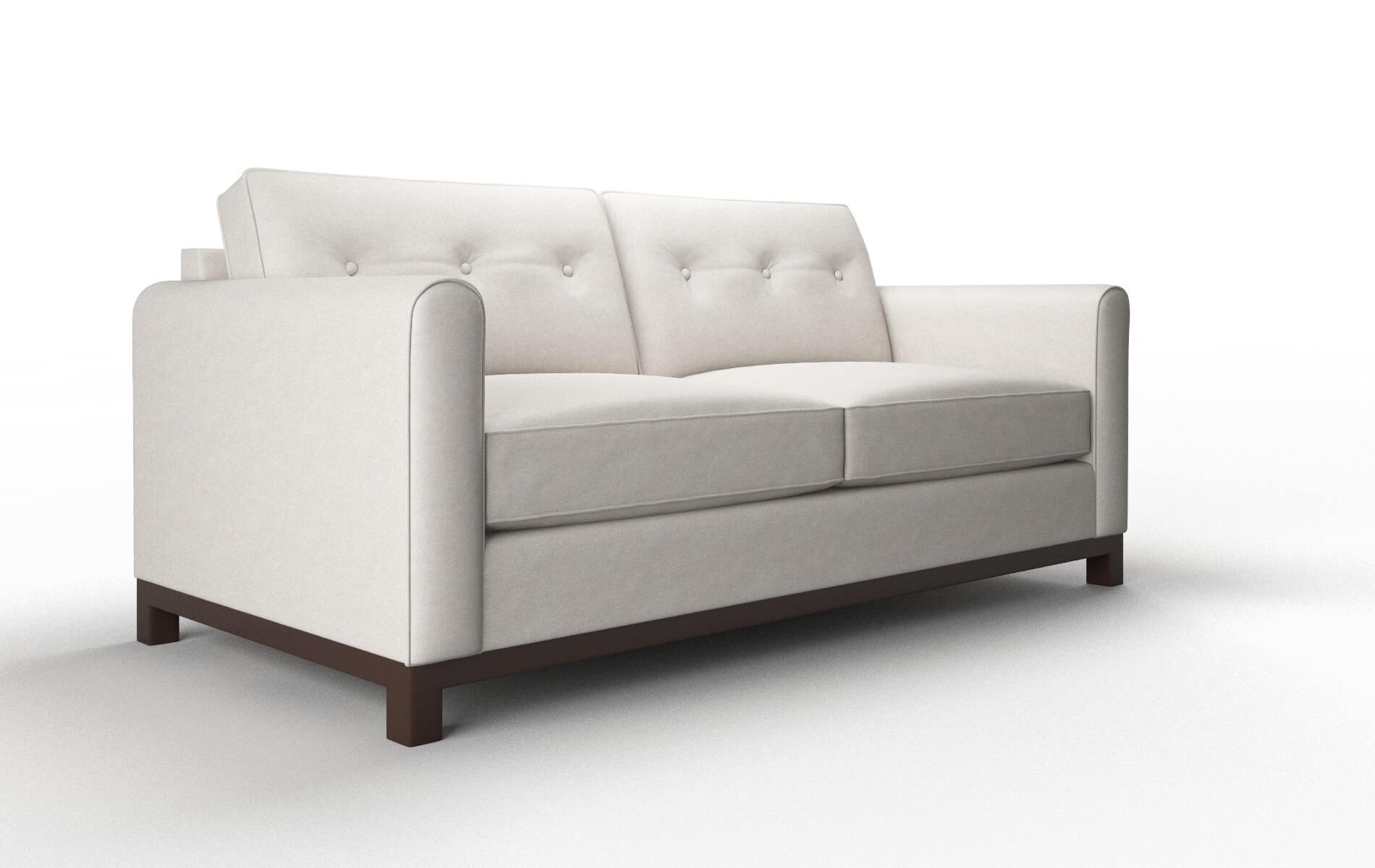 Rio Suave Dove Sofa espresso legs 2