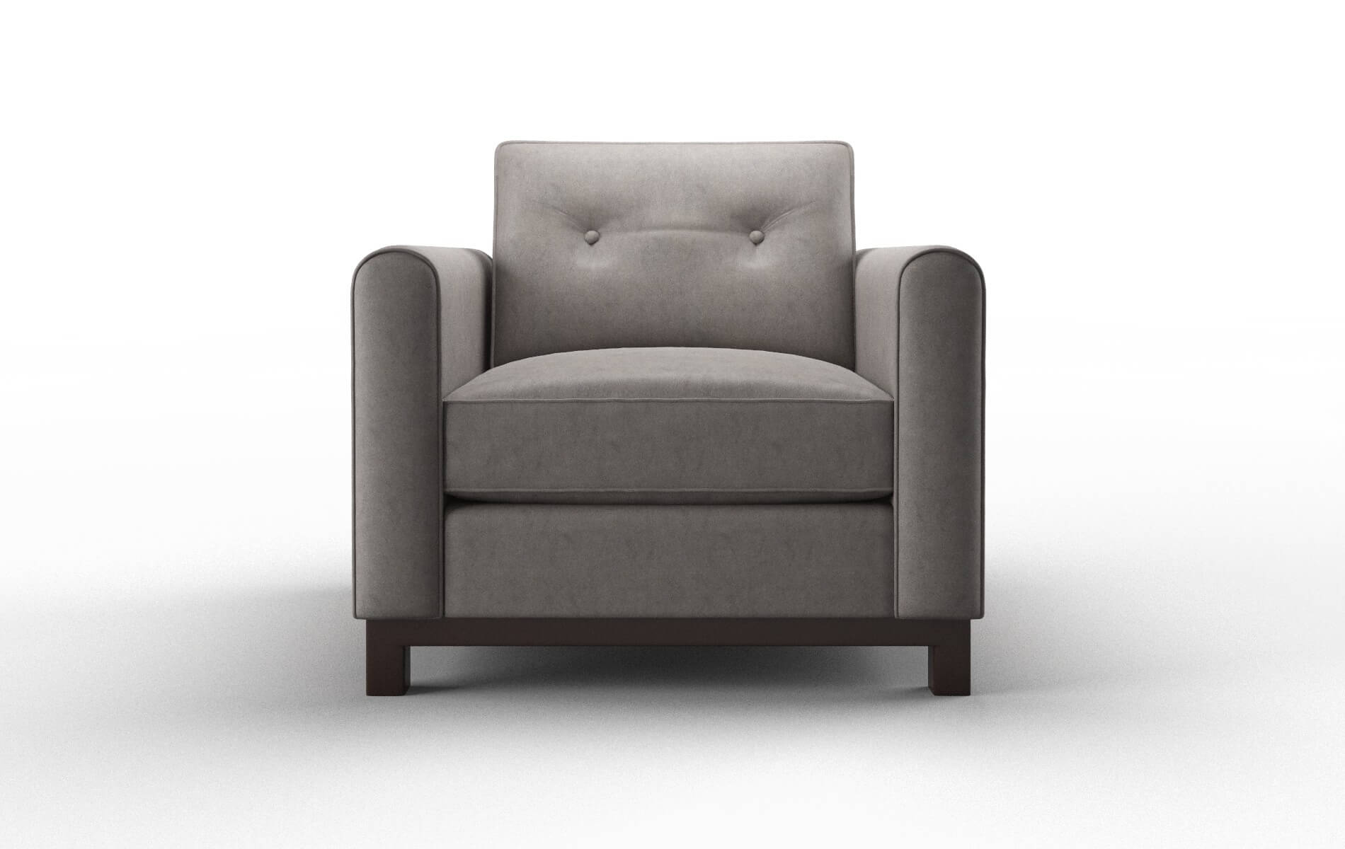 Rio Suave Slate Chair espresso legs 1