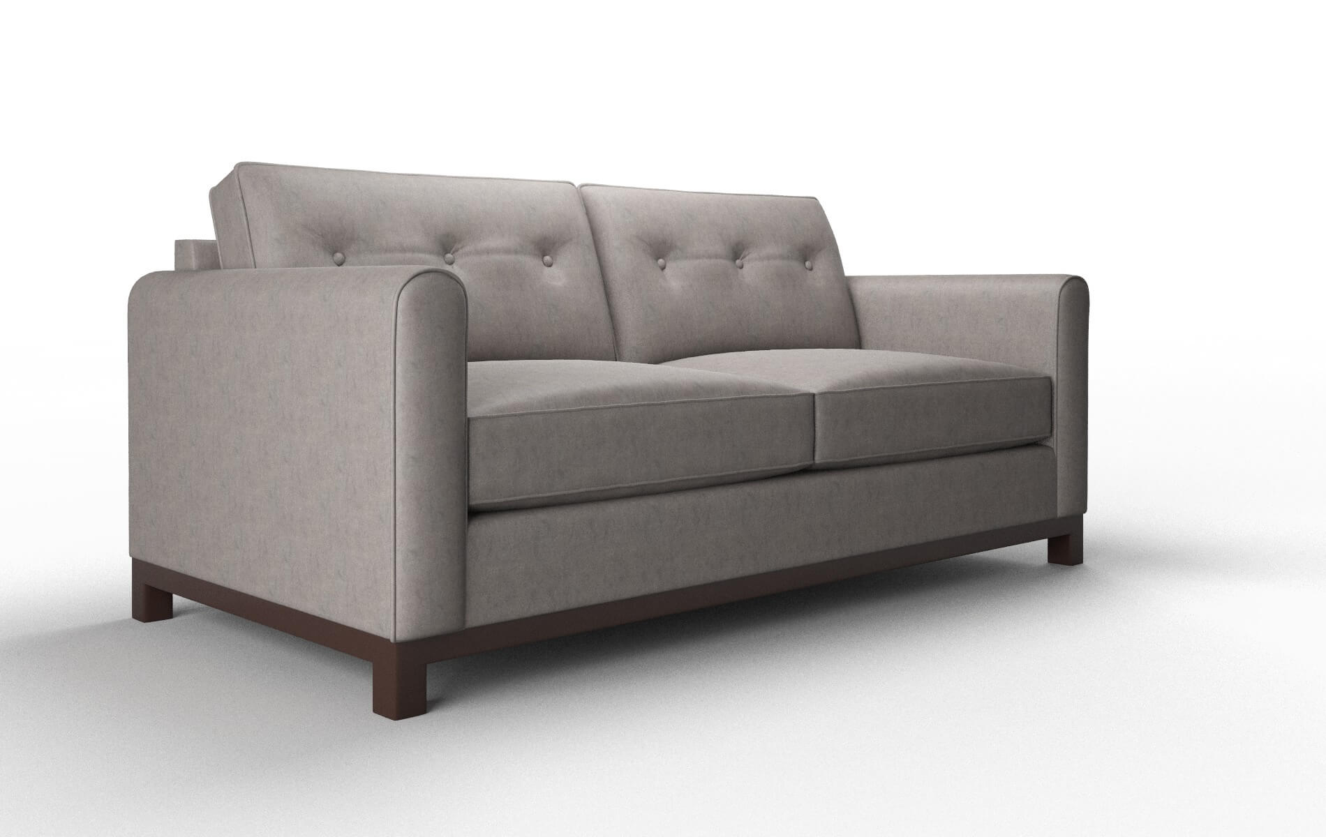 Rio Suave Slate Sofa espresso legs 2