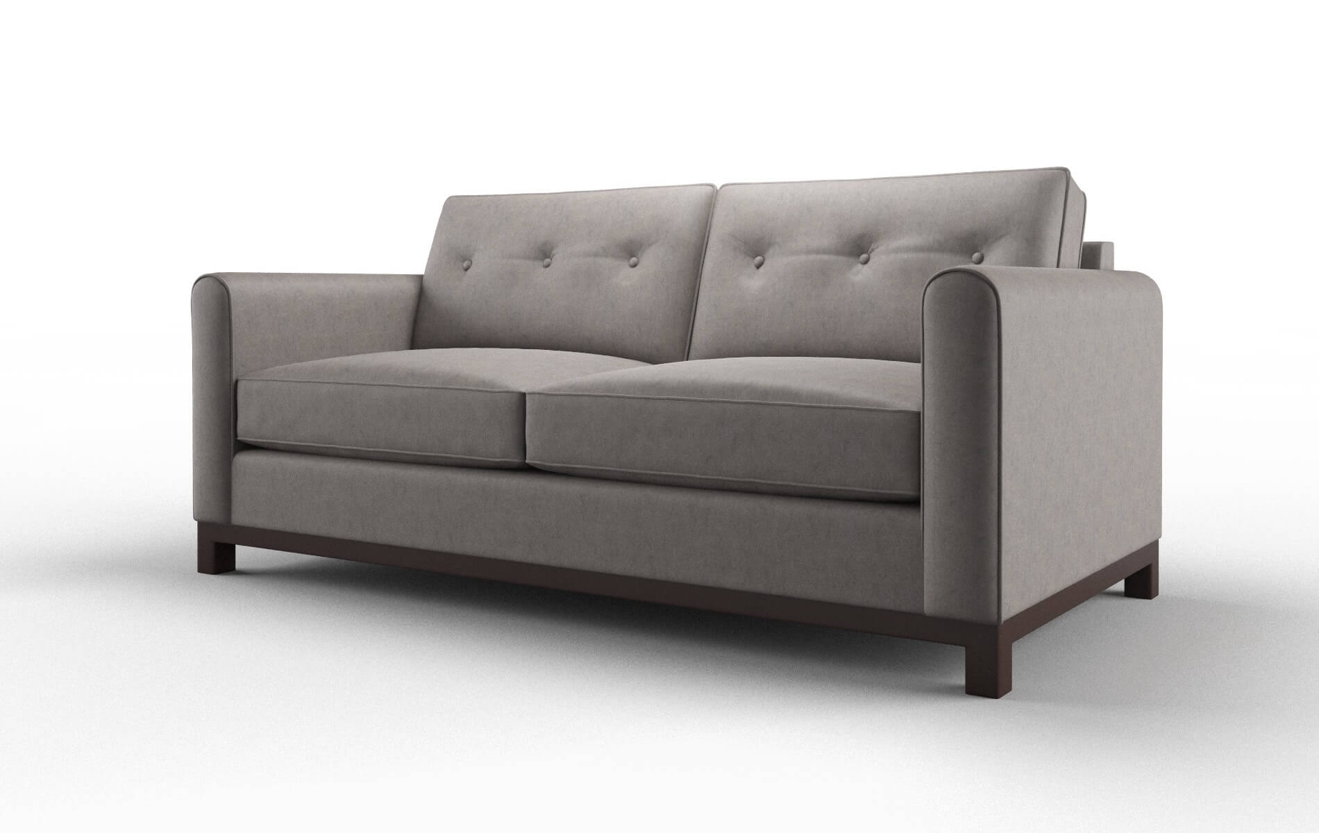 Rio Suave Slate Sofa espresso legs 4