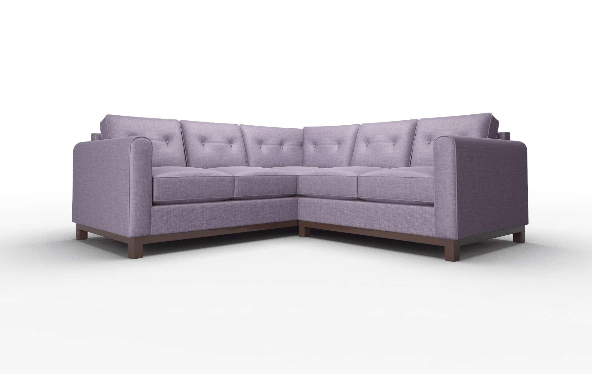 Rio Tess Blackberry Sectional espresso legs 1
