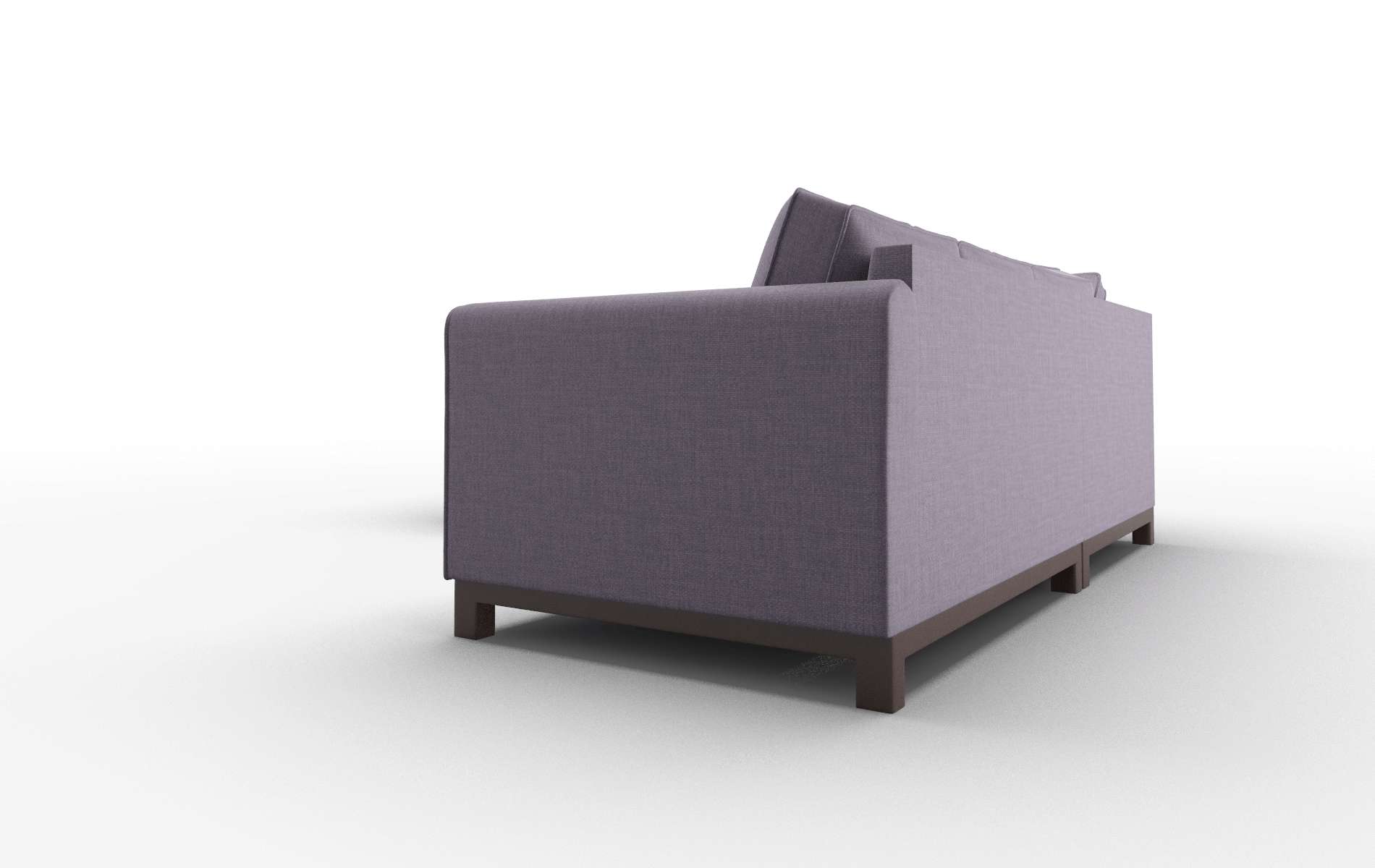 Rio Tess Blackberry Sectional espresso legs 4