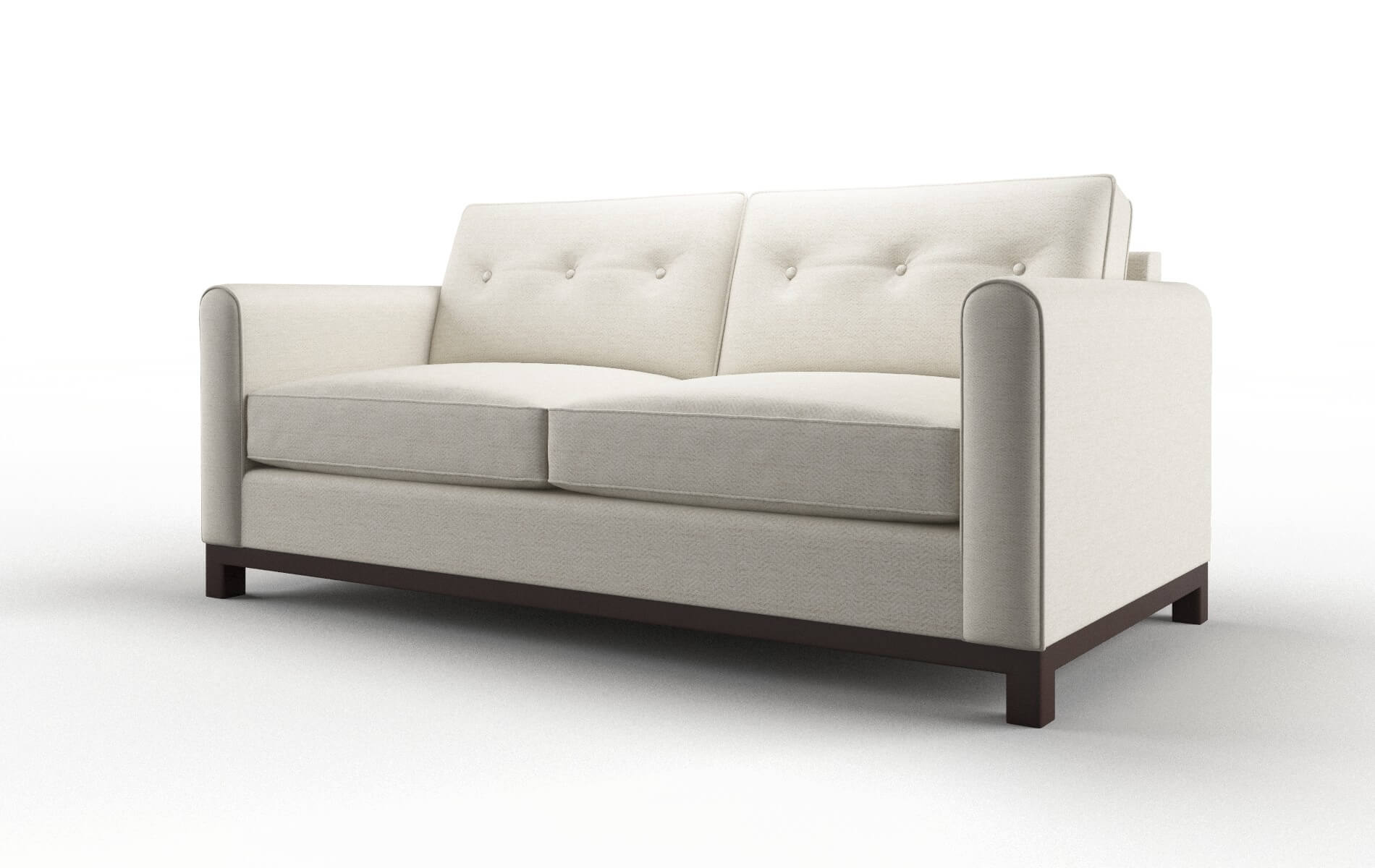 Rio Venus Cream Sofa espresso legs 4