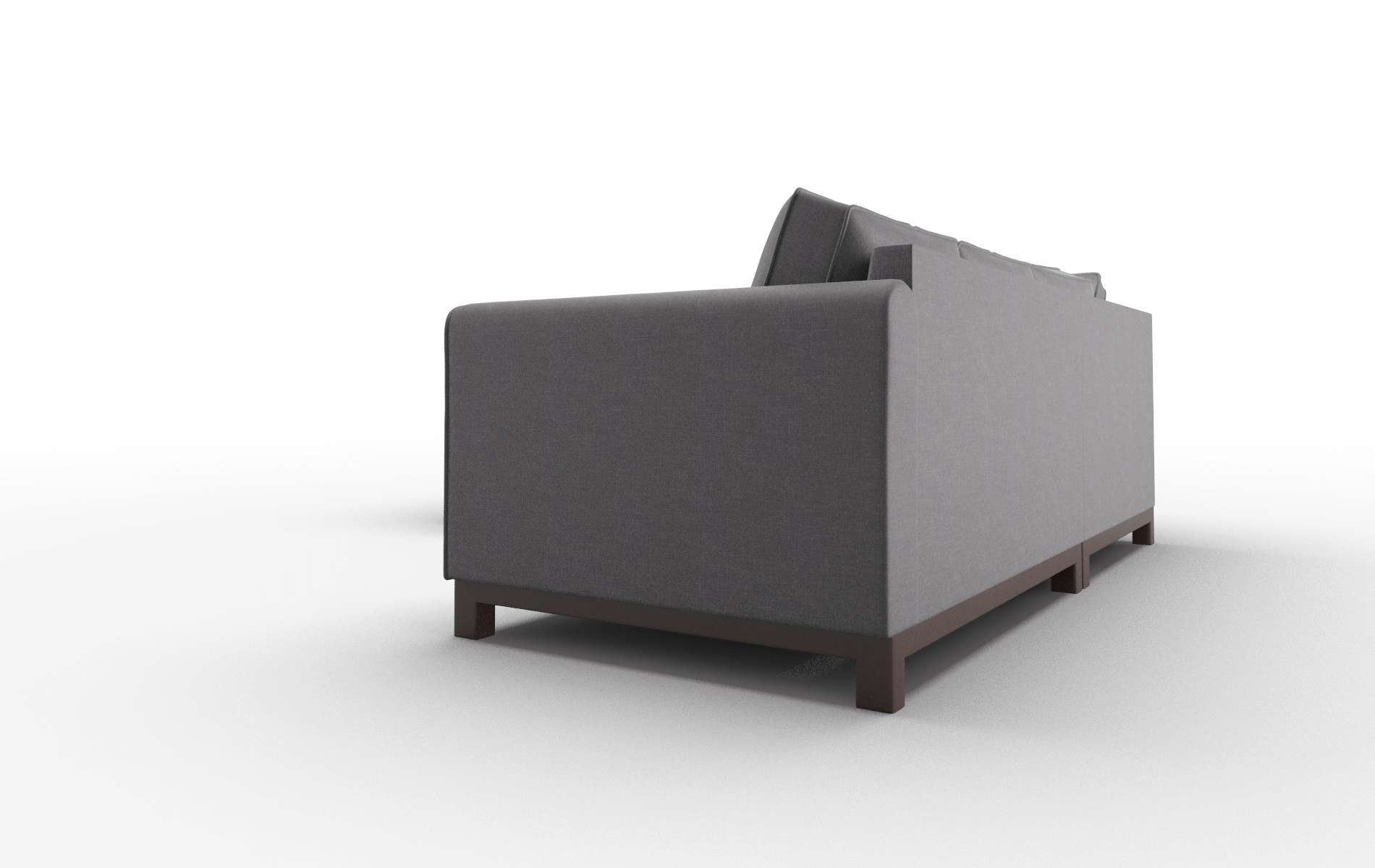 Rio Venus Onyx Sectional espresso legs 4