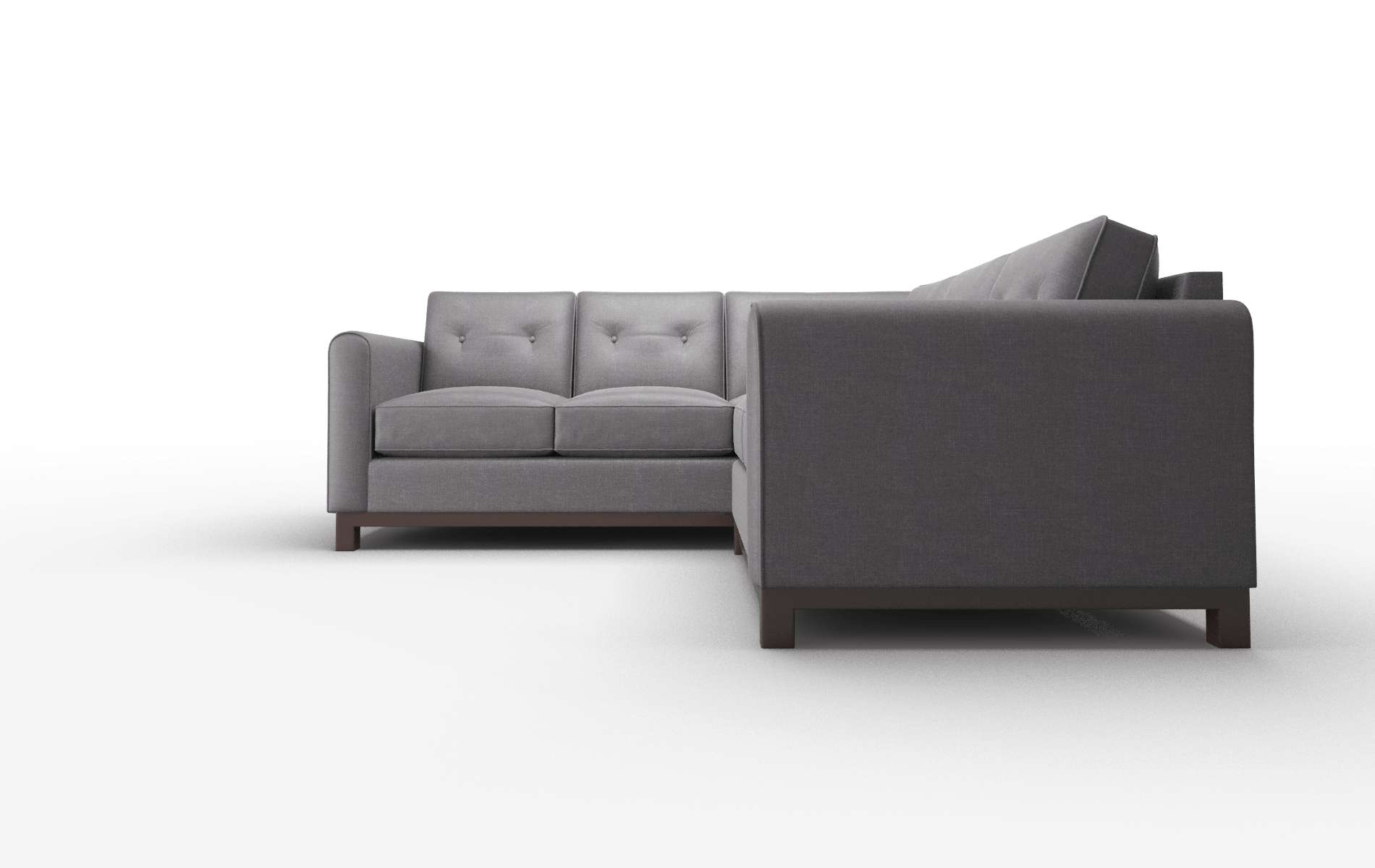 Rio Venus Onyx Sectional espresso legs 5