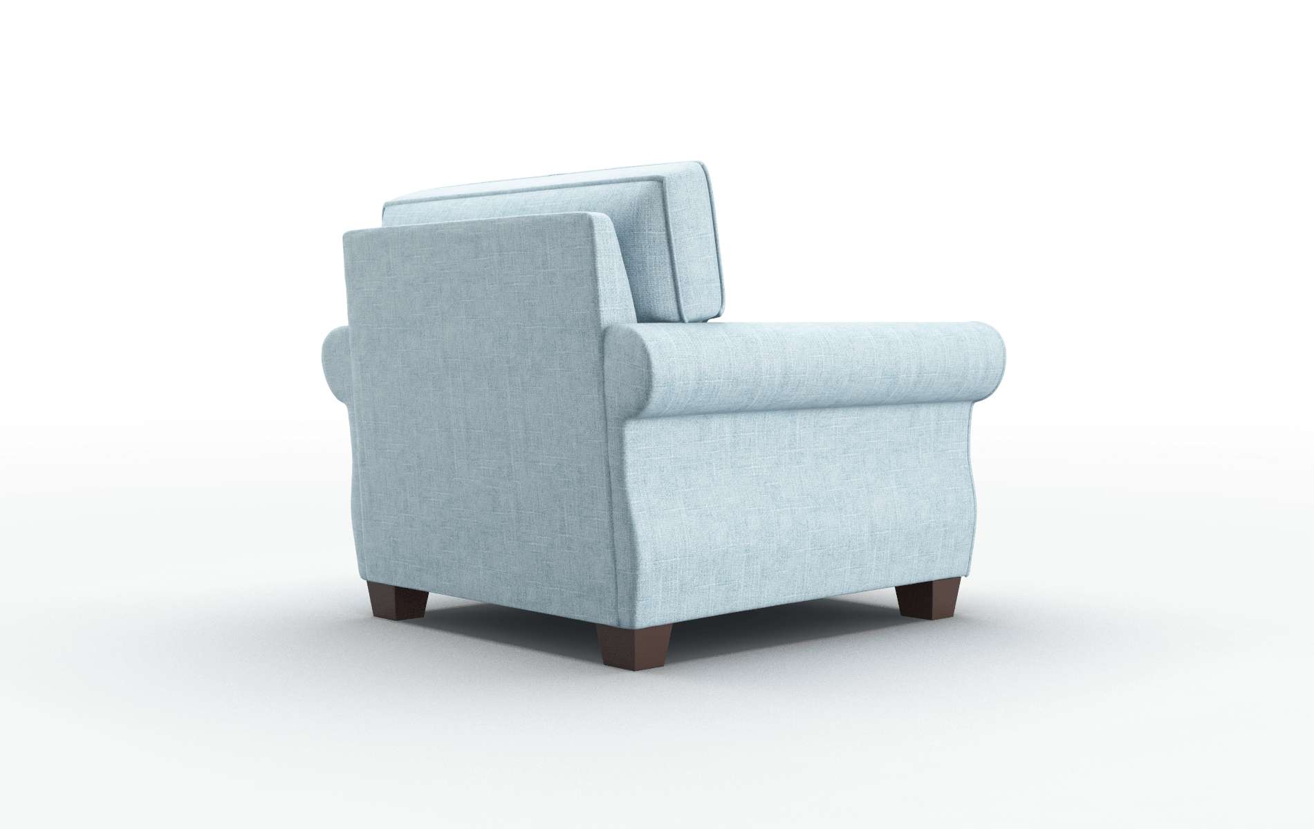 Rome Atlas Turquoise Chair espresso legs 5