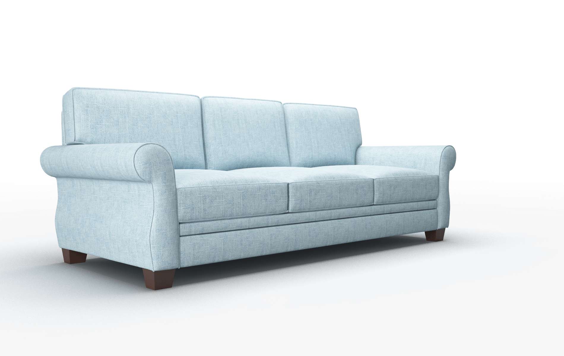 Rome Atlas Turquoise Sofa espresso legs 2