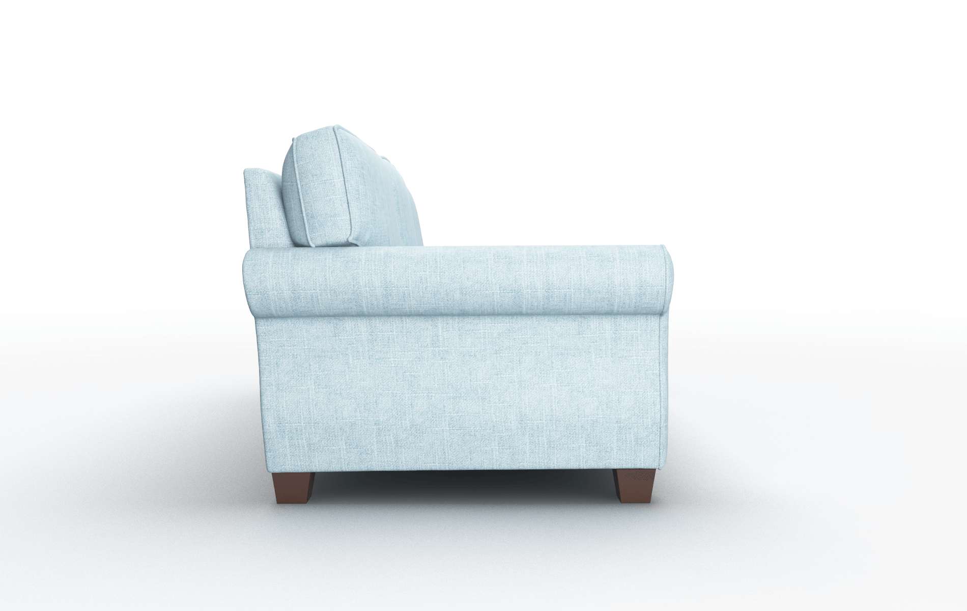 Rome Atlas Turquoise Sofa espresso legs 3