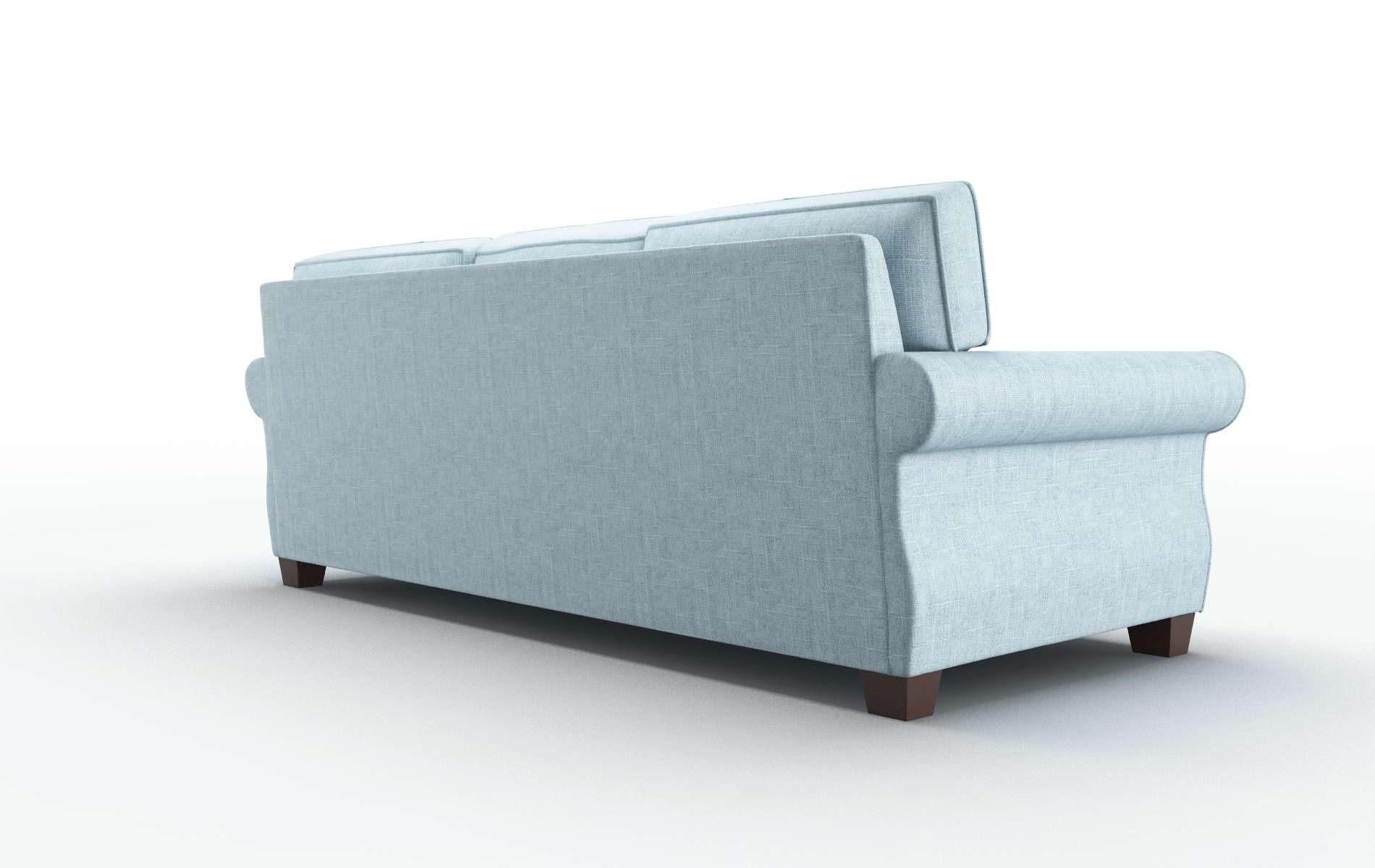 Rome Atlas Turquoise Sofa espresso legs 5