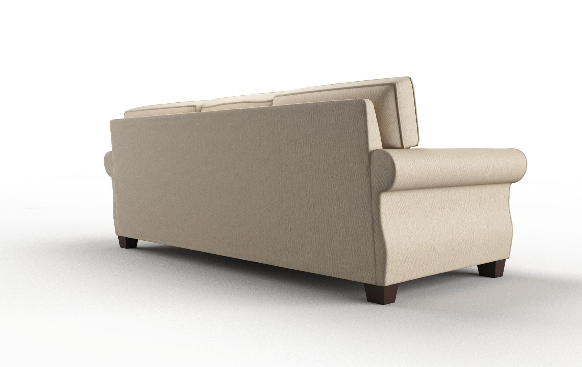 Rome Avenger Burlap Sofa espresso legs 5
